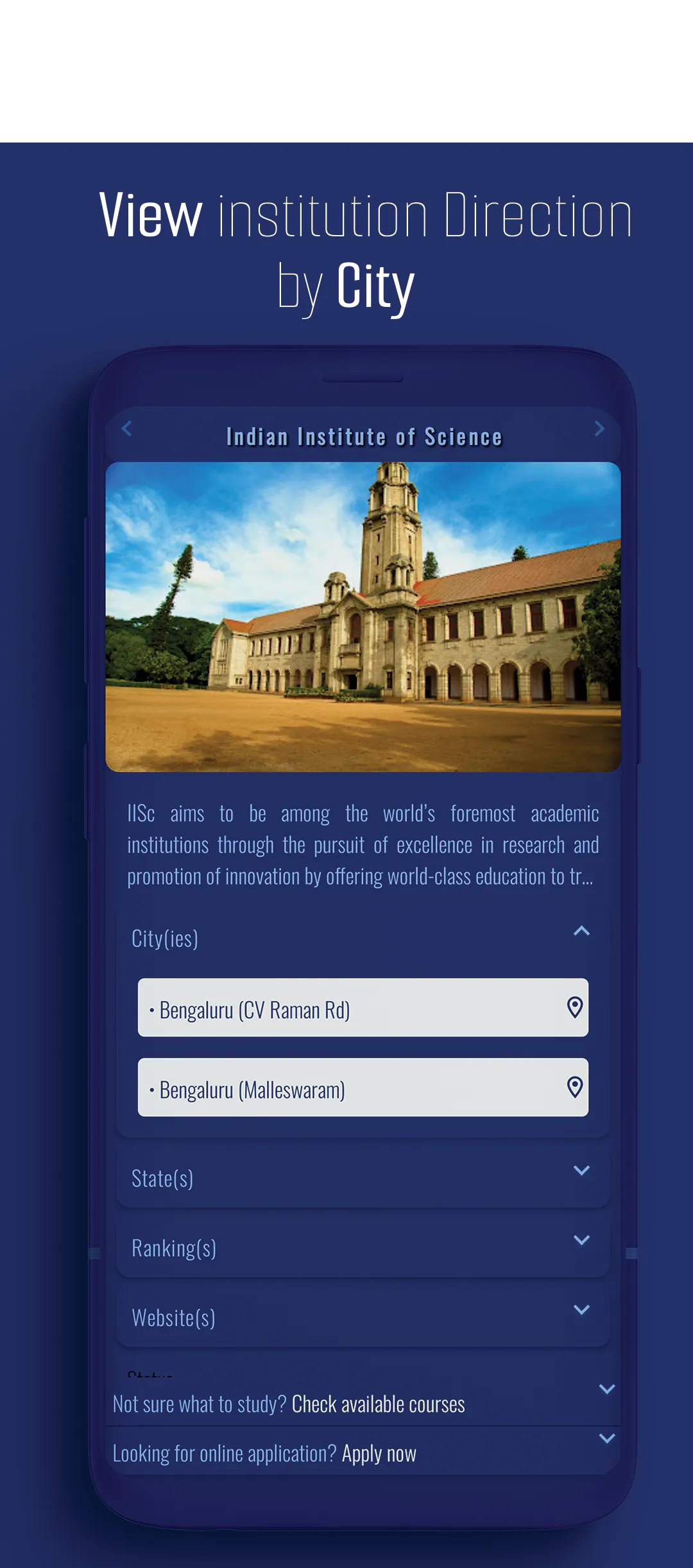 Indian Institutions | Indus Appstore | Screenshot