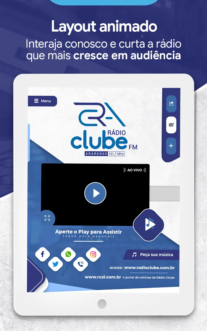 Rádio Clube Ararense | Indus Appstore | Screenshot