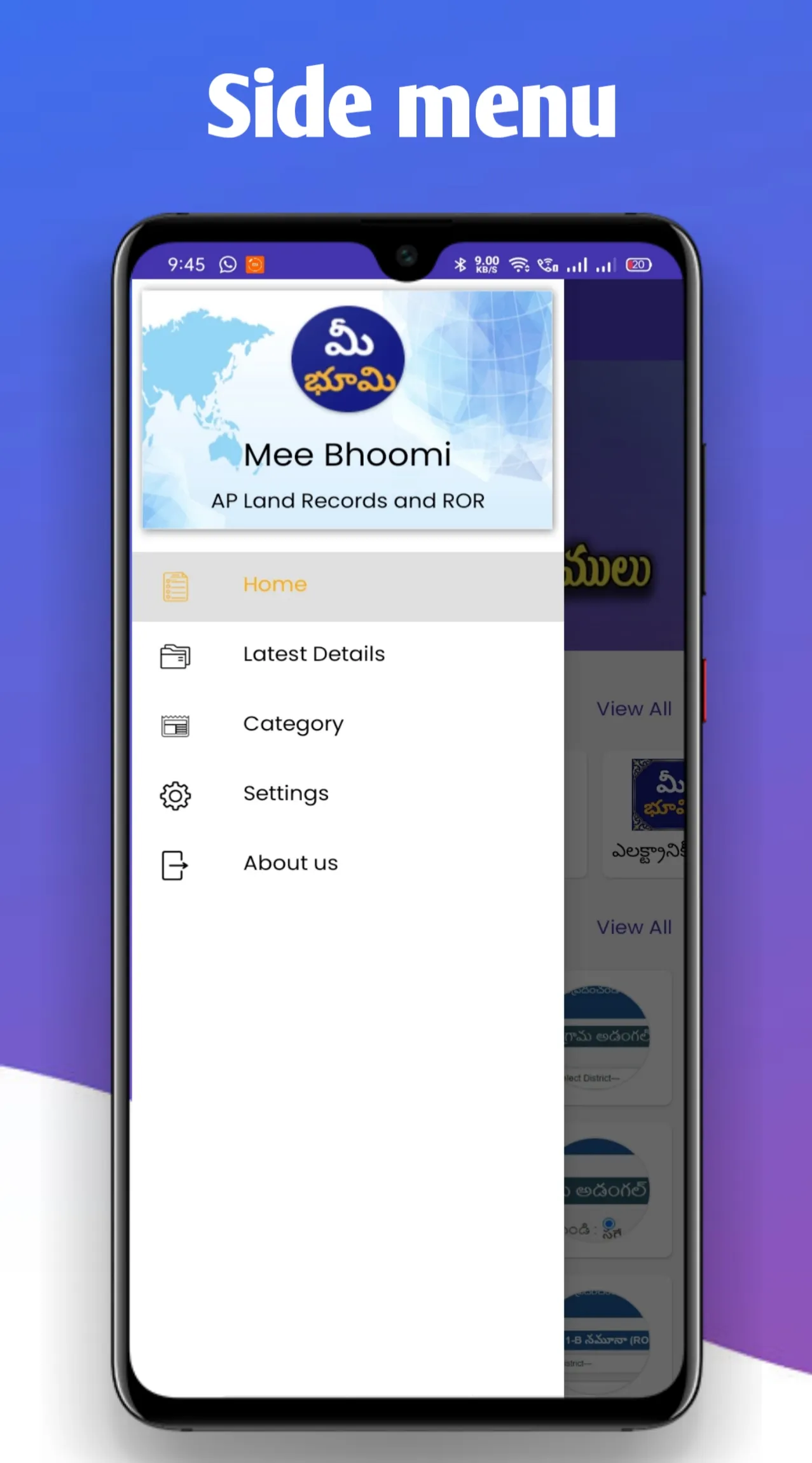 Mee Bhoomi AP Land Records RoR | Indus Appstore | Screenshot