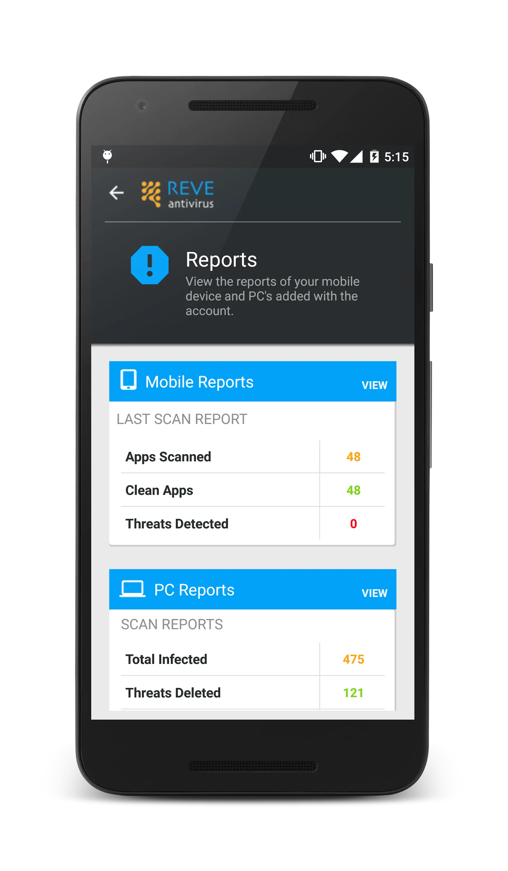 REVE Antivirus Mobile Security | Indus Appstore | Screenshot