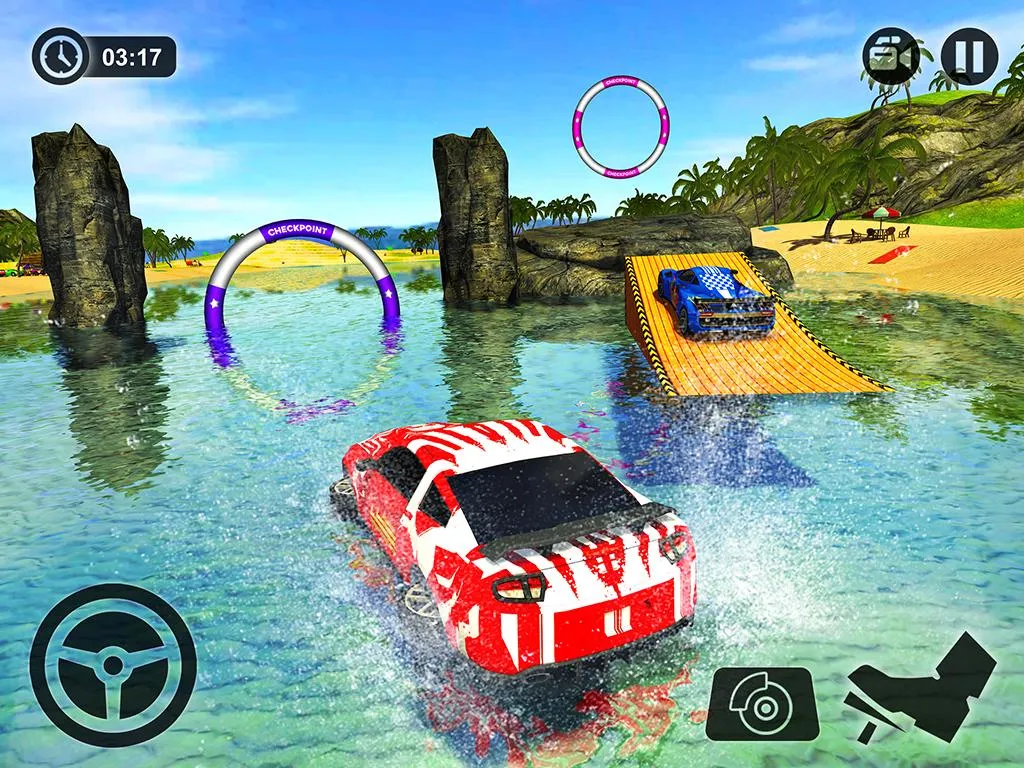 Floating Water Surfer Car Driv | Indus Appstore | Screenshot