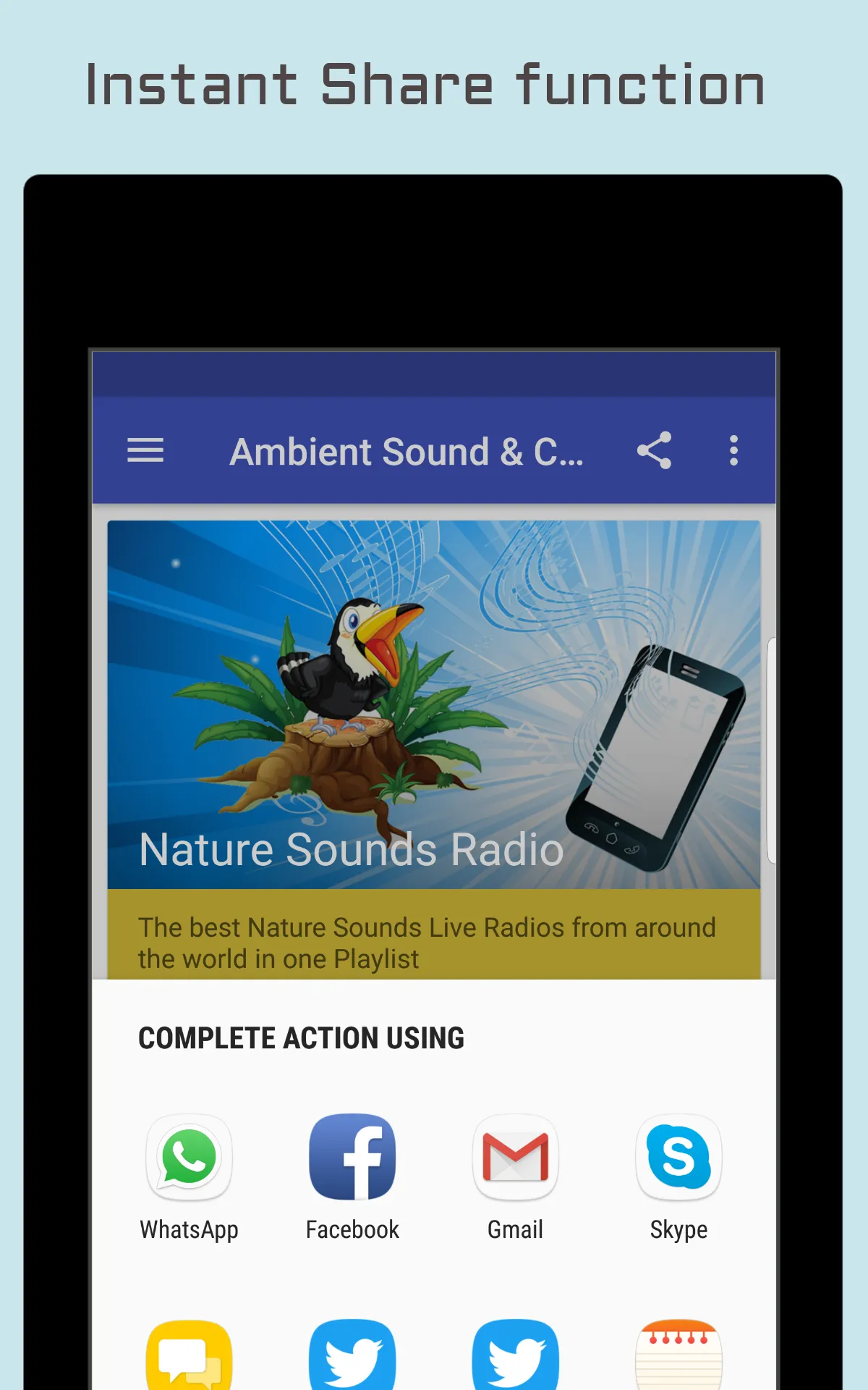 Ambient Sounds Chillout Radio | Indus Appstore | Screenshot