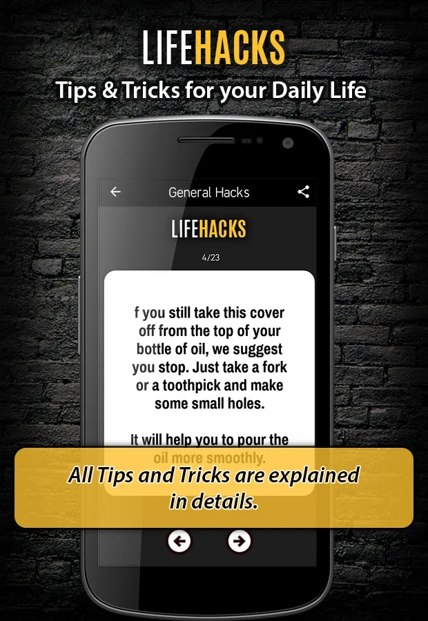 Life Hacks, Real Life Facts | Indus Appstore | Screenshot