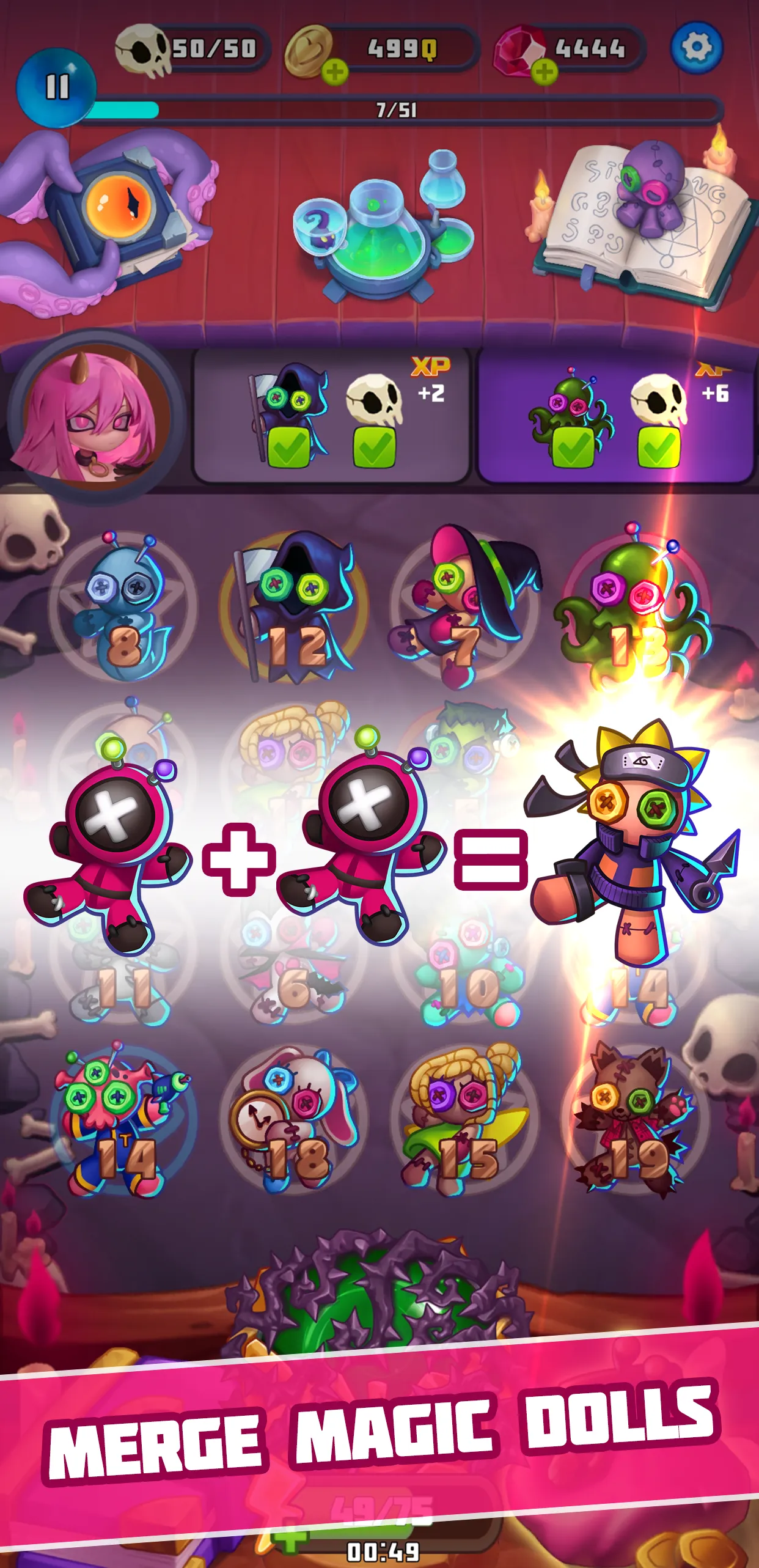 Goddess & Magic: Voodoo merge | Indus Appstore | Screenshot