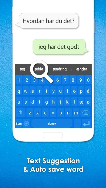 Danish Language Keyboard | Indus Appstore | Screenshot