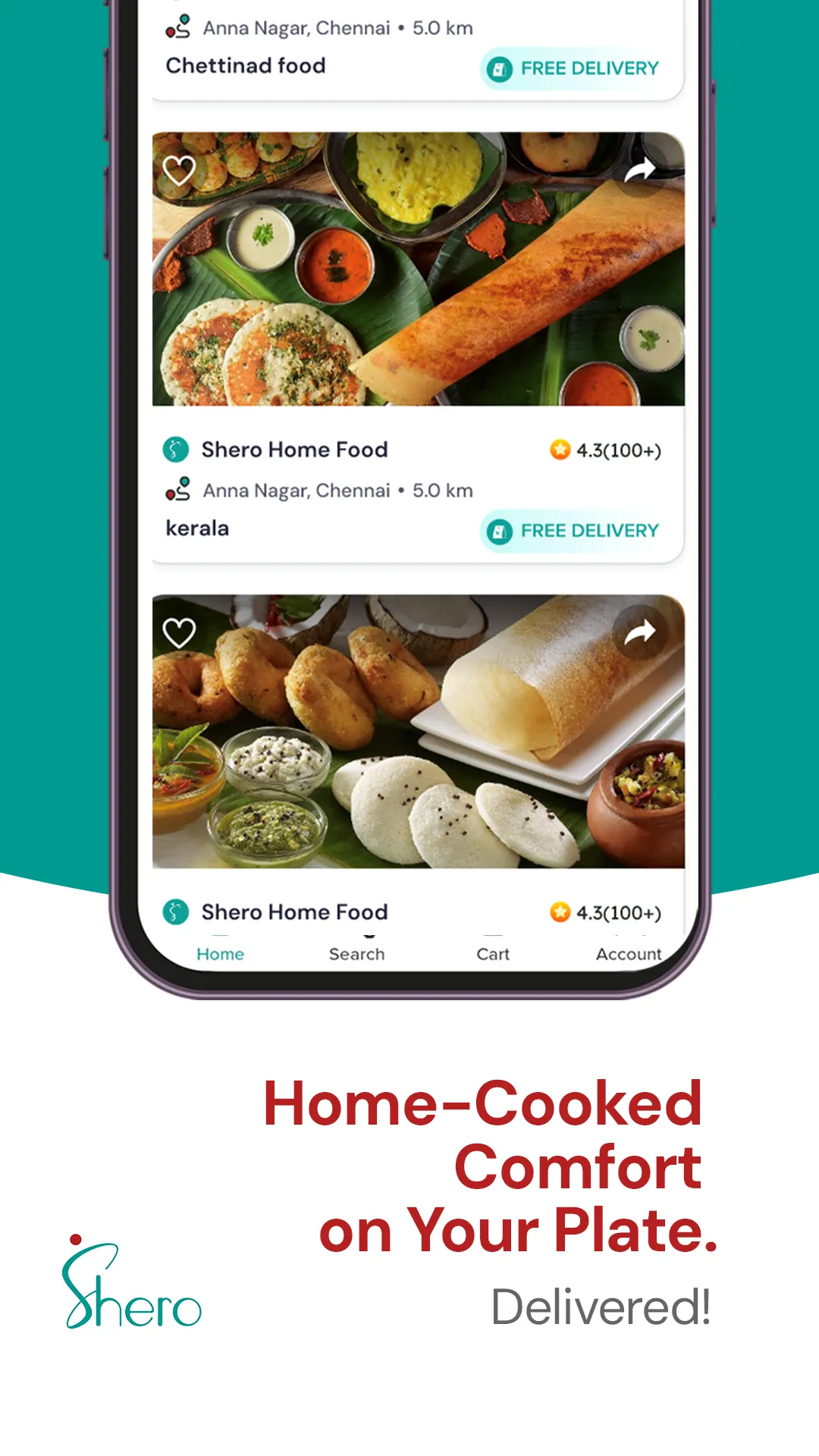 Shero: Order Home-cooked Meals | Indus Appstore | Screenshot