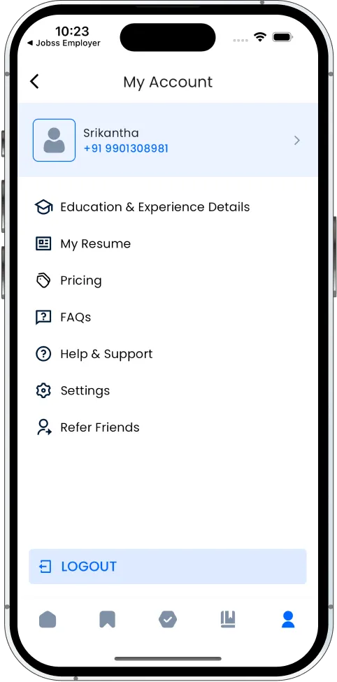 Jobss - Job Search | Indus Appstore | Screenshot