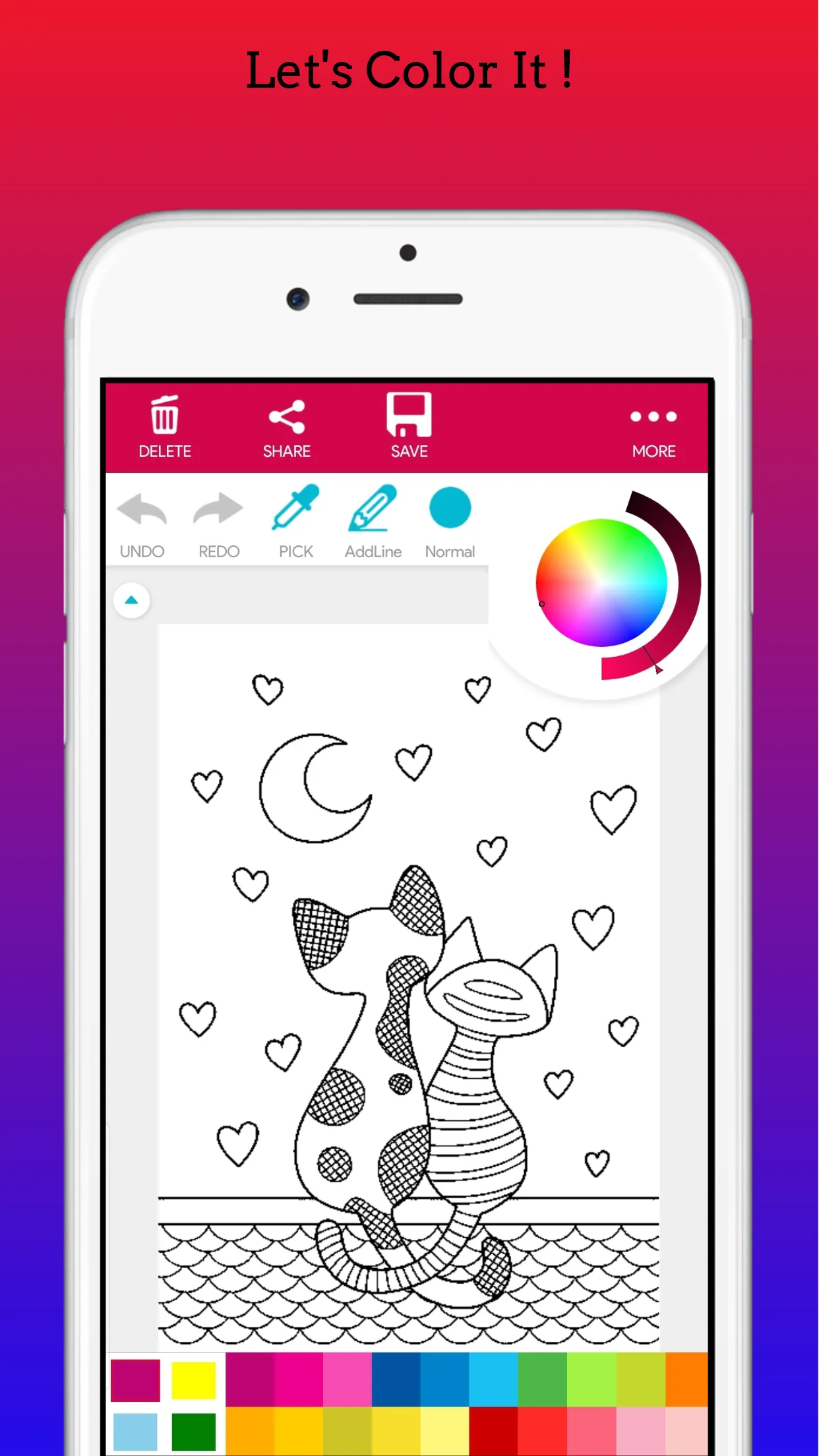 Romantic Love Coloring Book | Indus Appstore | Screenshot