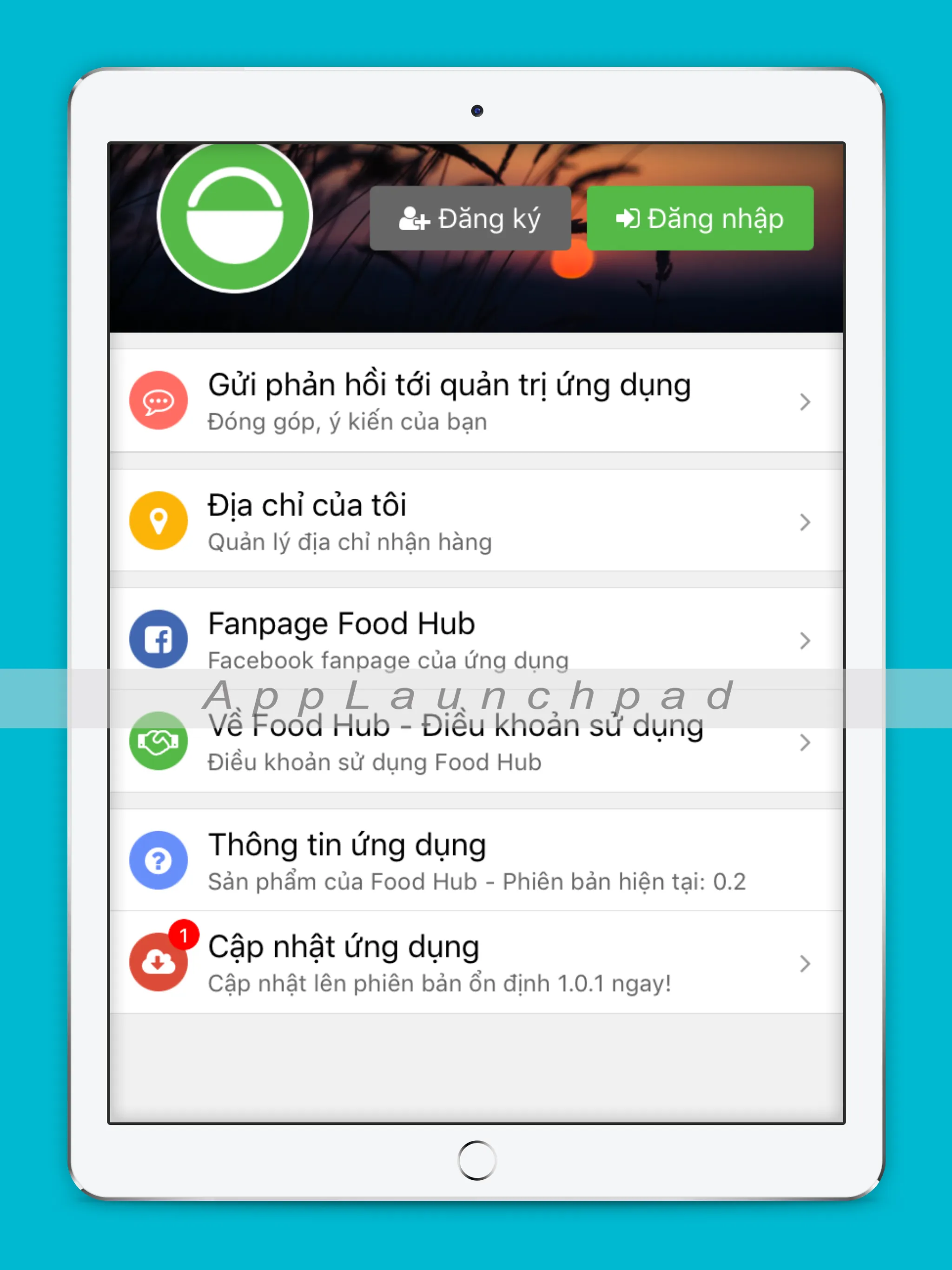 FoodHub - Thực phẩm tự nhiên | Indus Appstore | Screenshot