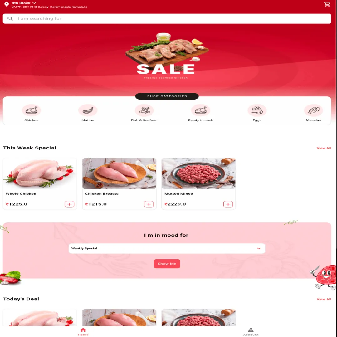 ChopServe: Fresh Meat & Fish | Indus Appstore | Screenshot