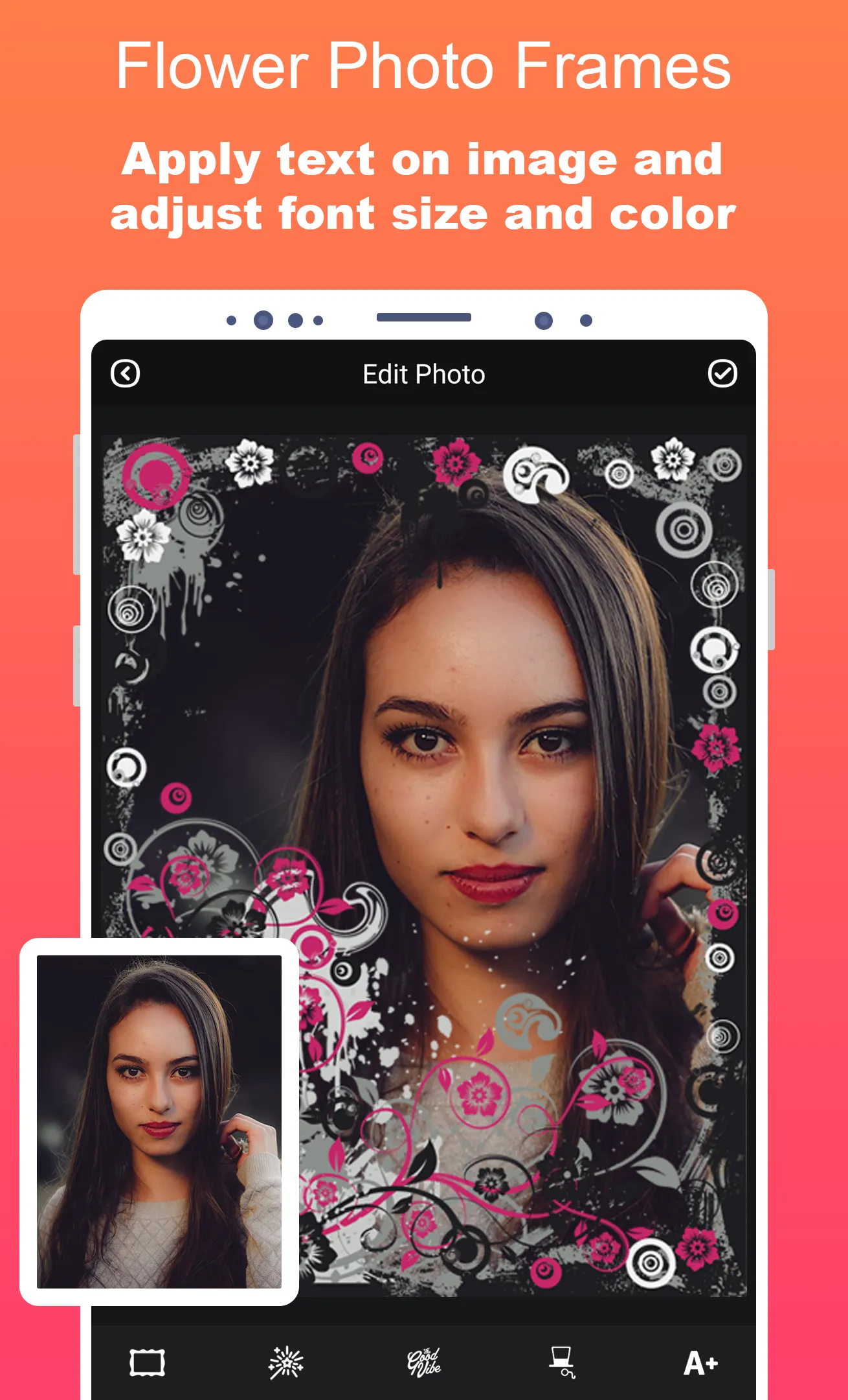 Flowers Frames Photo Editor | Indus Appstore | Screenshot