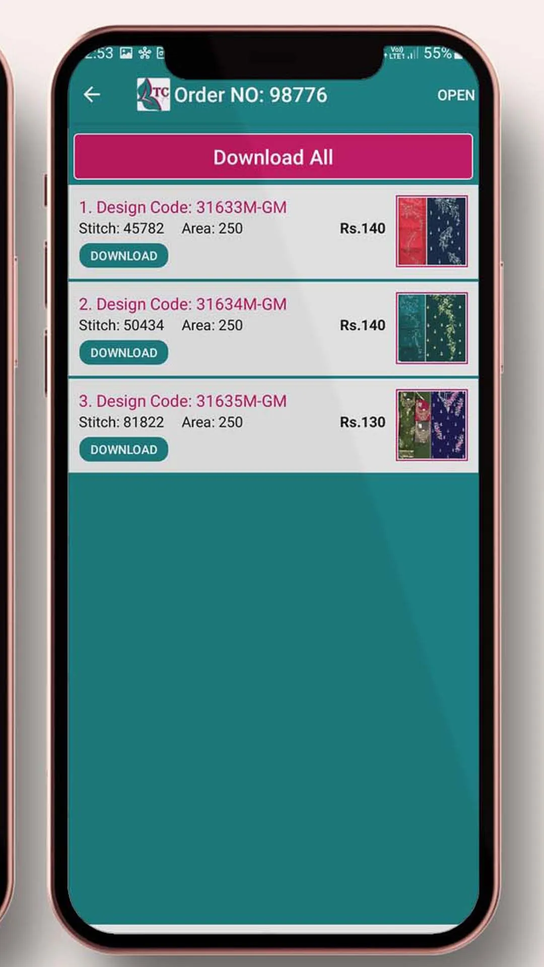 LTC Embroidery Design | Indus Appstore | Screenshot