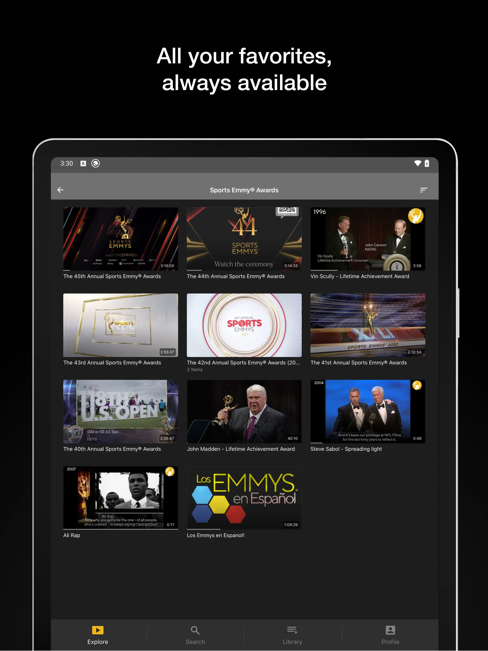 The Emmys | Indus Appstore | Screenshot