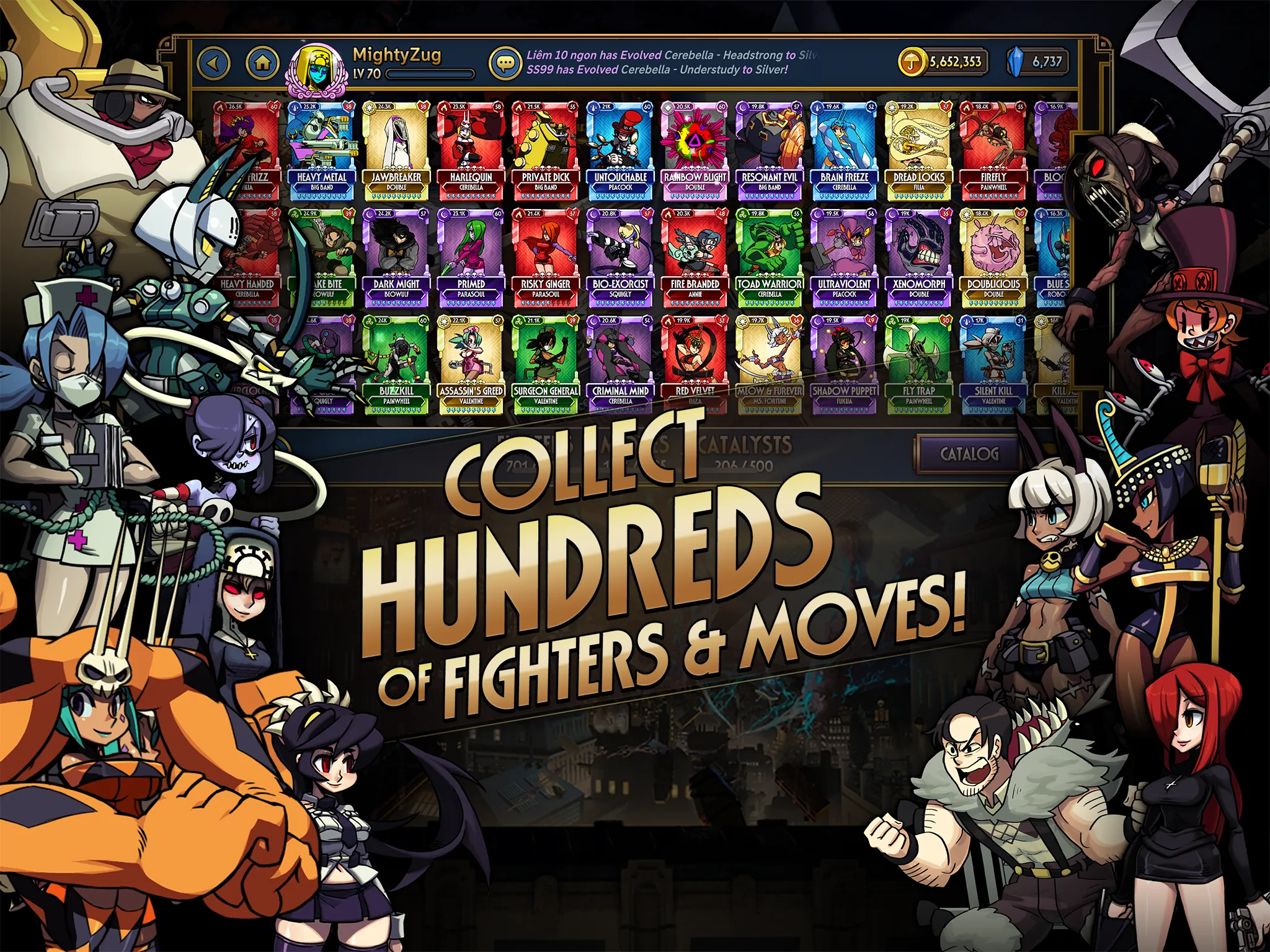 Skullgirls: Fighting RPG | Indus Appstore | Screenshot