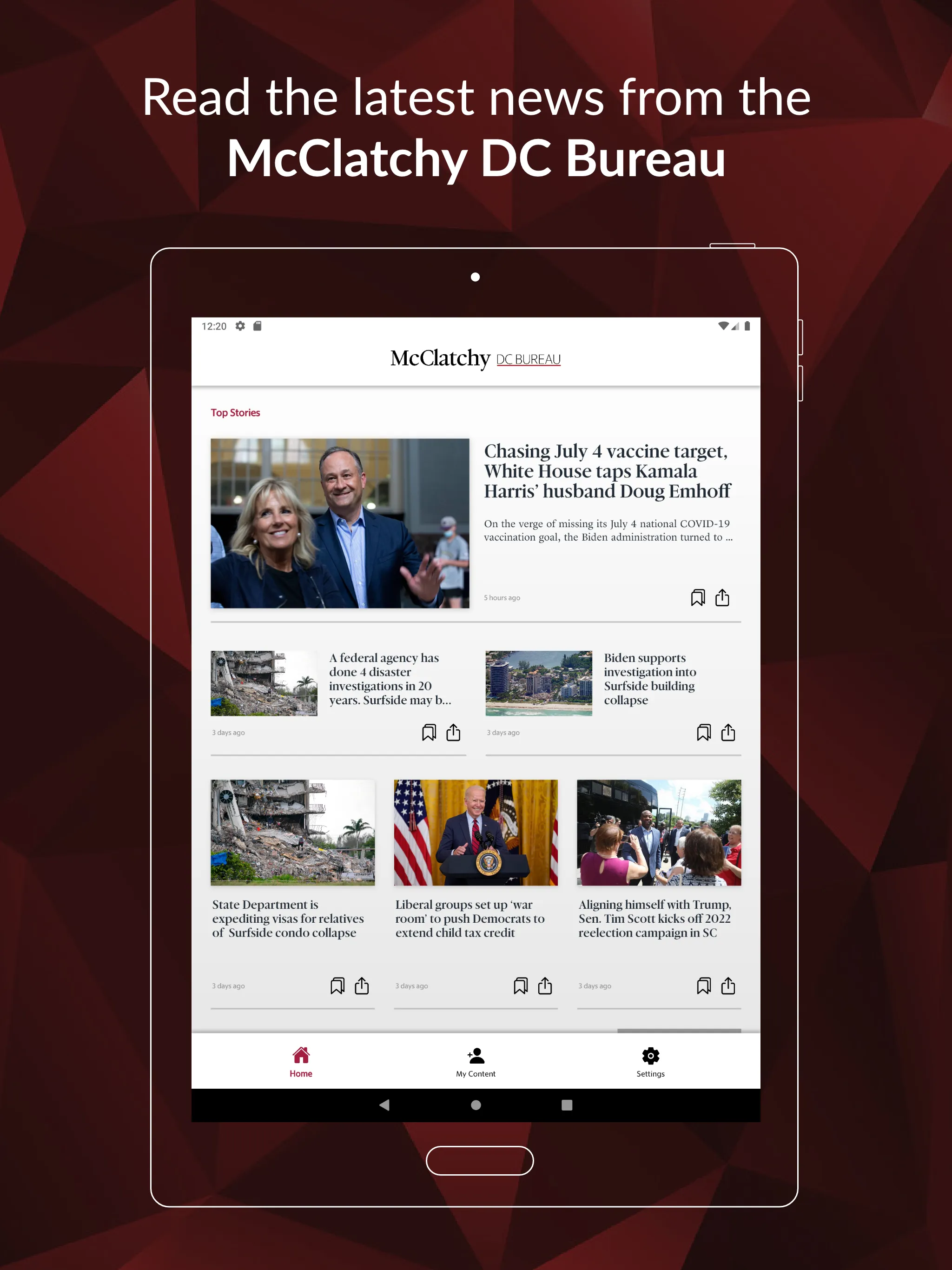 McClatchy DC Bureau | Indus Appstore | Screenshot