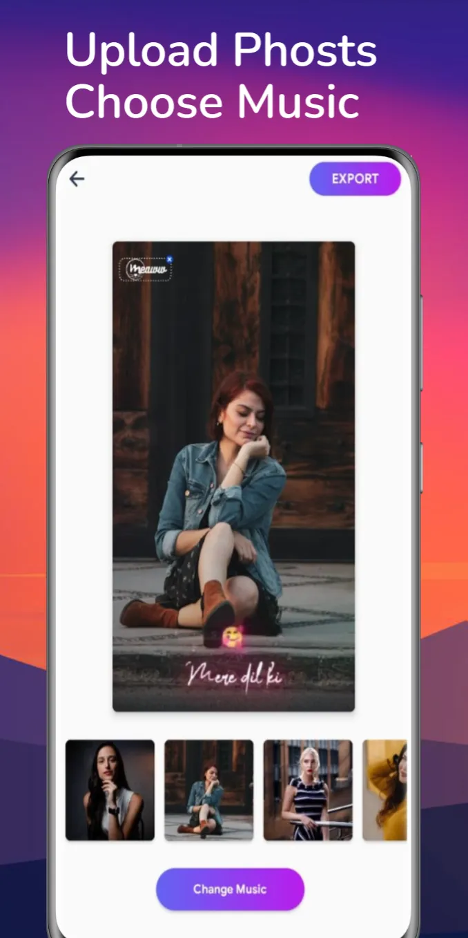 Meaww - Lyrical Video Maker | Indus Appstore | Screenshot