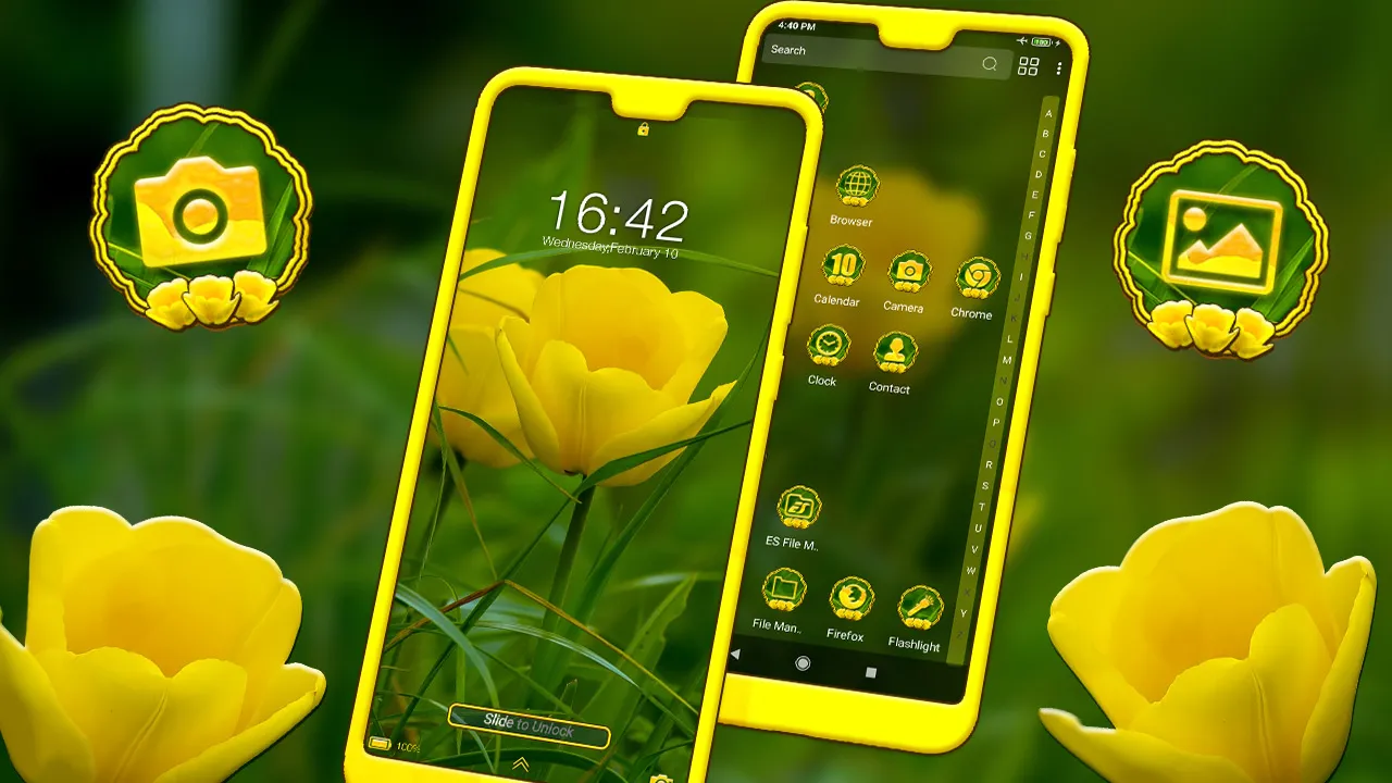 Yellow Tulip Theme | Indus Appstore | Screenshot