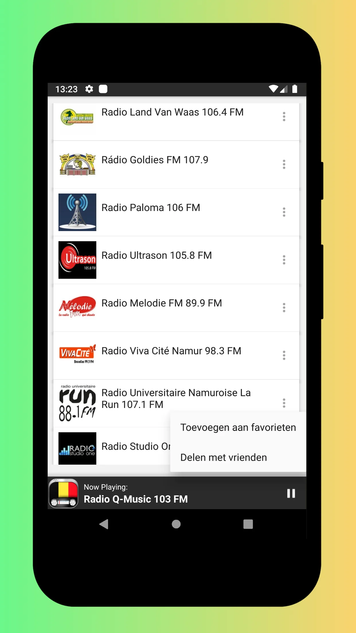 Radio Belgium - Radio FM & AM | Indus Appstore | Screenshot