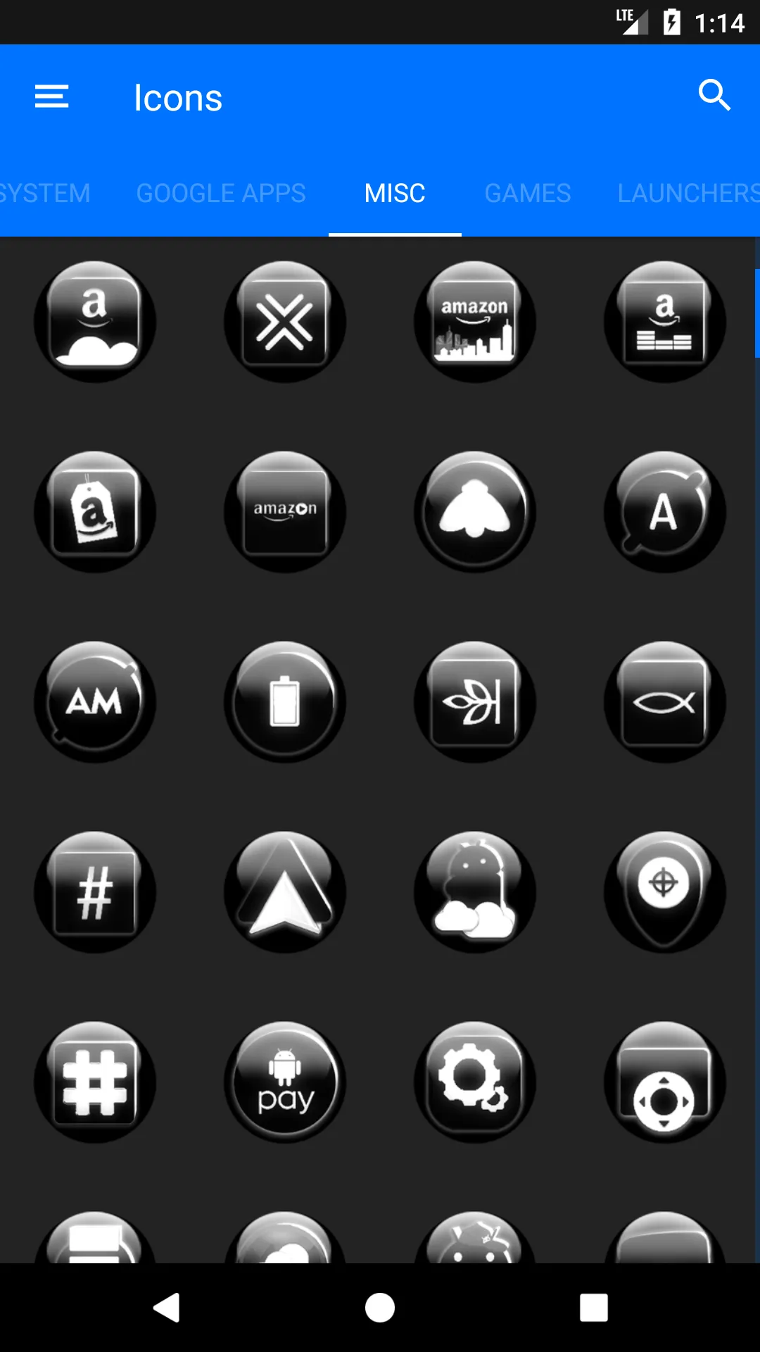 White Glass Orb Icon Pack | Indus Appstore | Screenshot