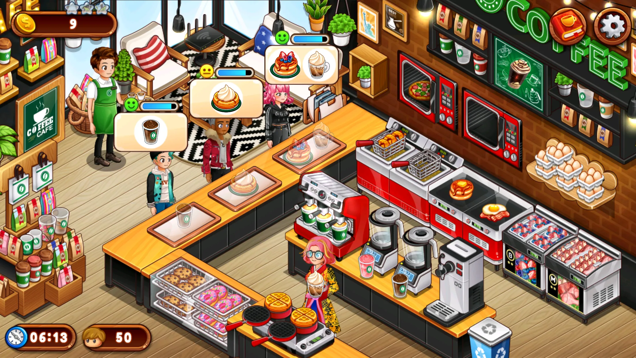 Cafe Panic: Cooking games | Indus Appstore | Screenshot