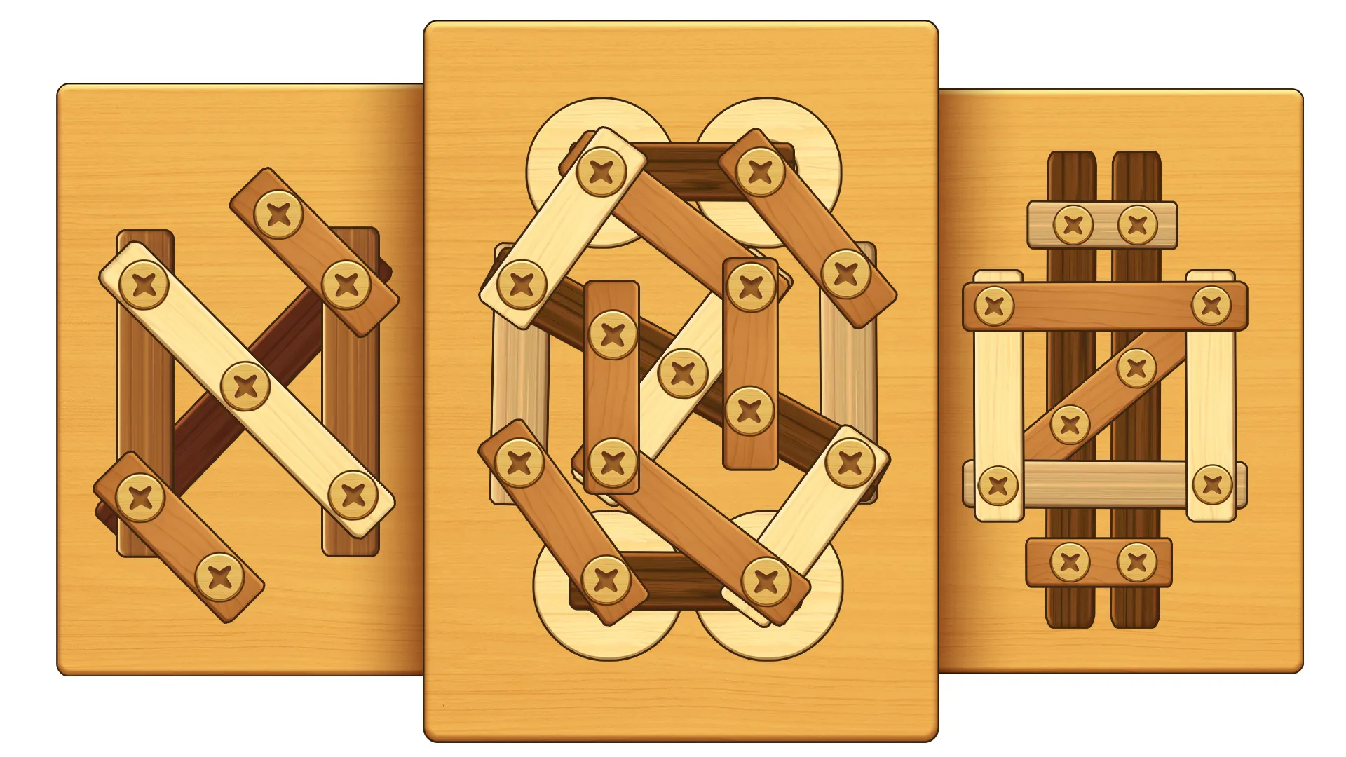 Screw Puzzle: Wood Nut & Bolt™ | Indus Appstore | Screenshot