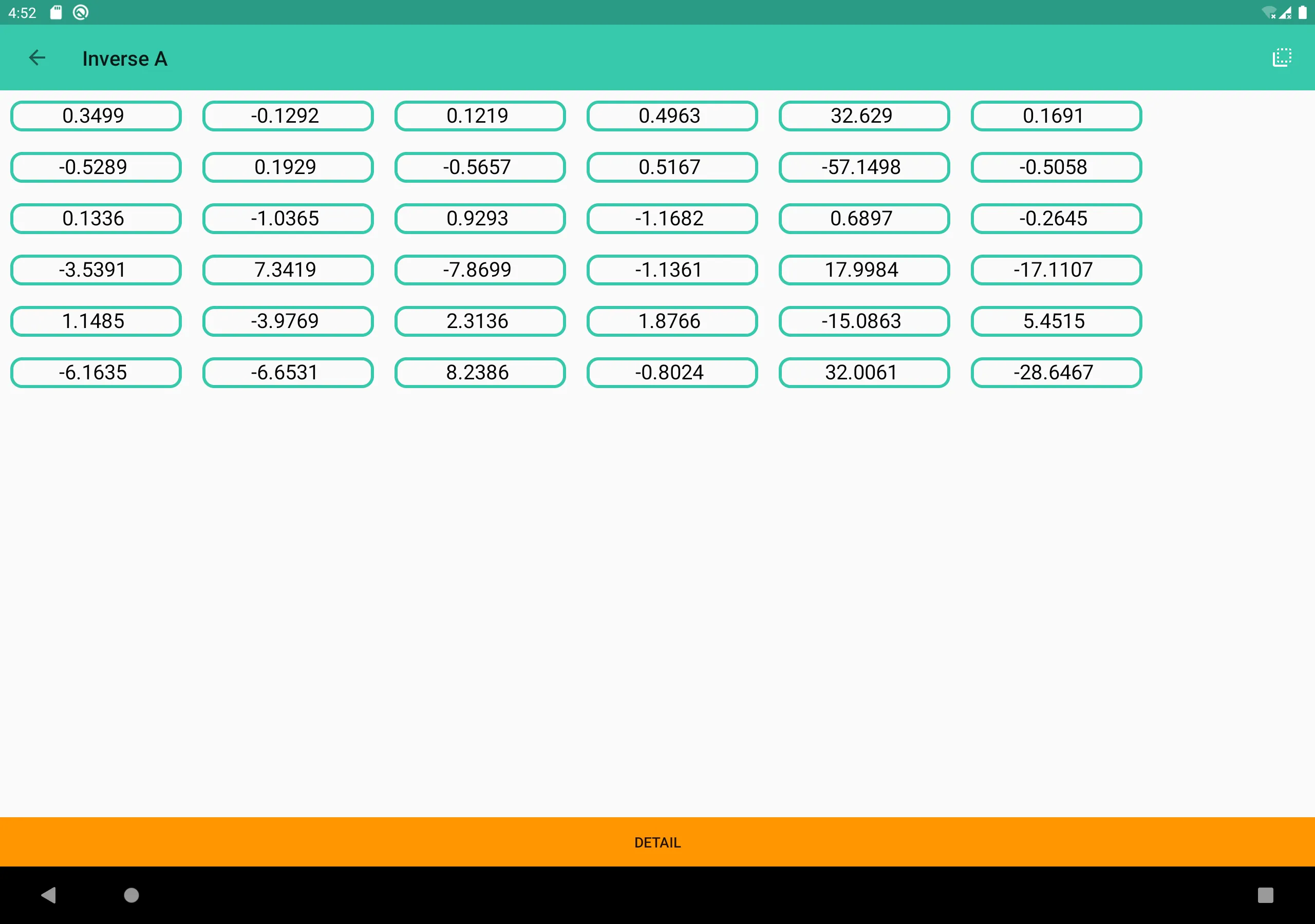 Matrix Calculator | Indus Appstore | Screenshot