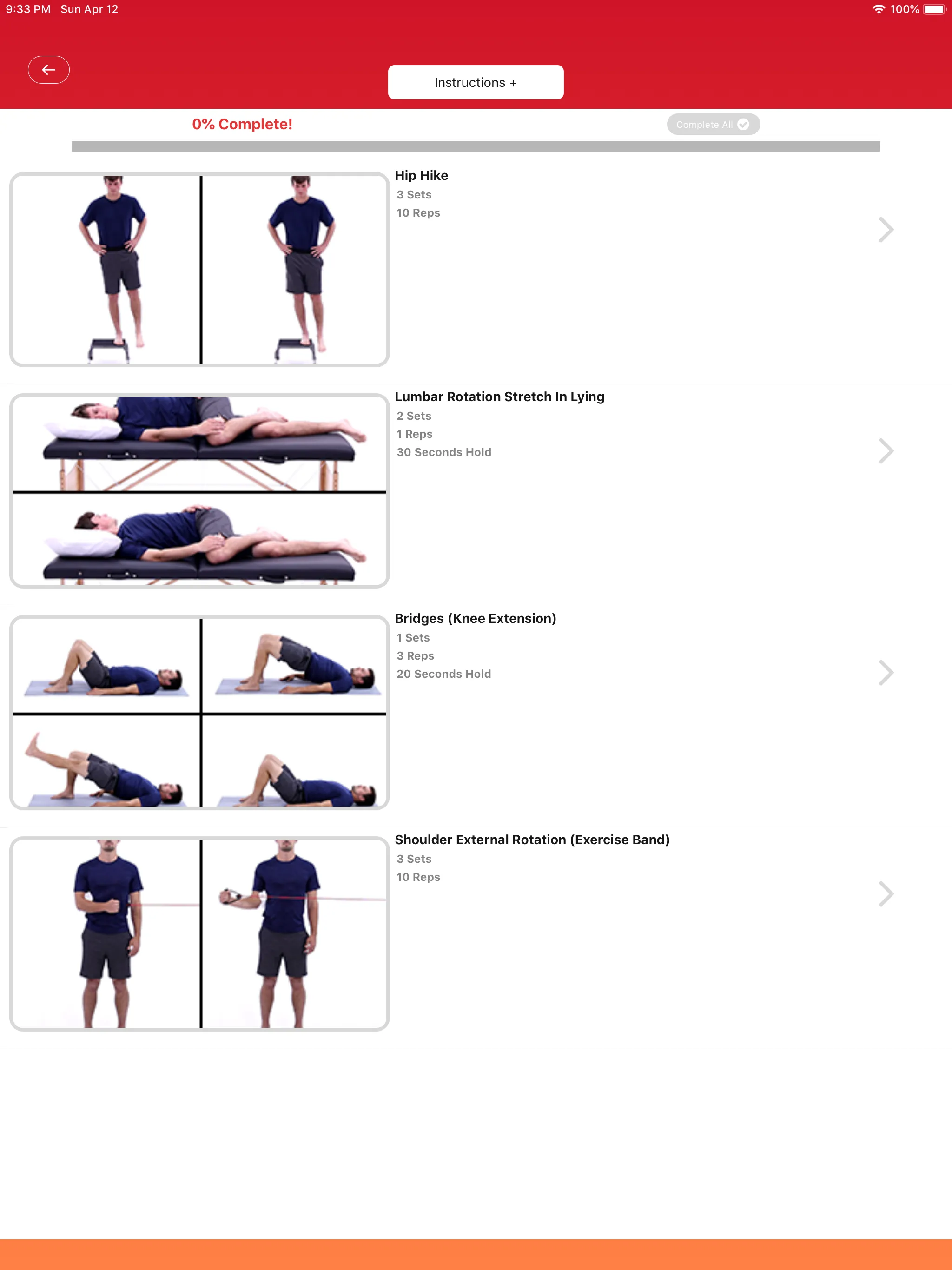 TheraFit Physical Therapy | Indus Appstore | Screenshot