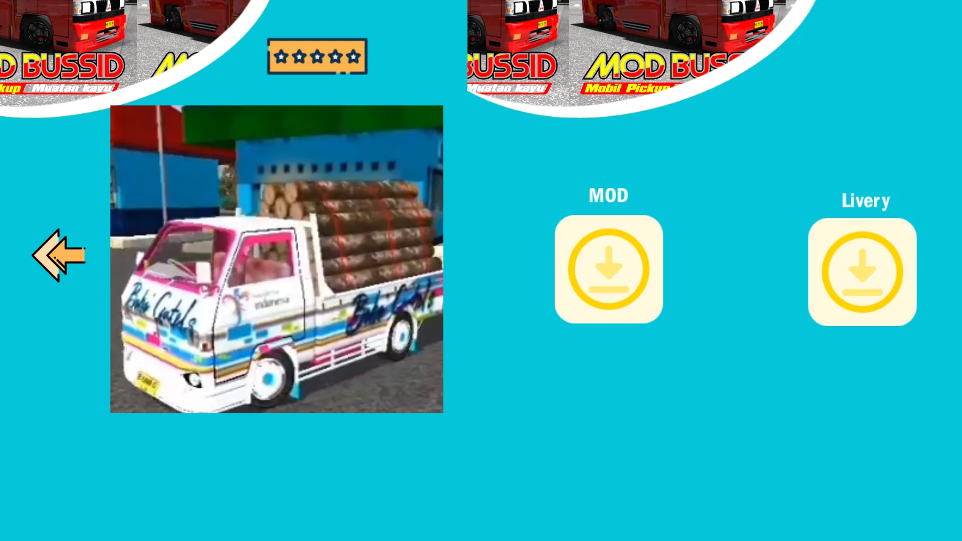 Mod Bussid Mobil Pickup Muatan | Indus Appstore | Screenshot