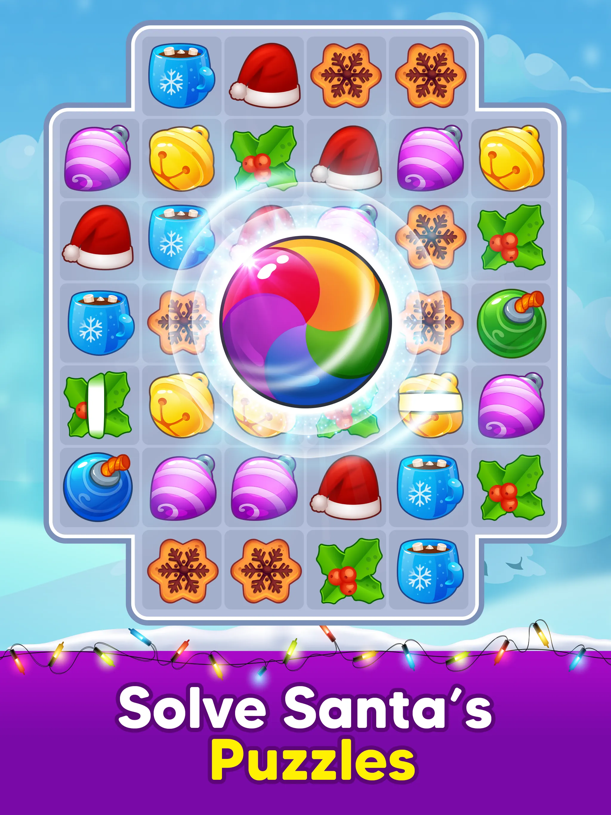 Santa Claus Match 3 Christmas | Indus Appstore | Screenshot