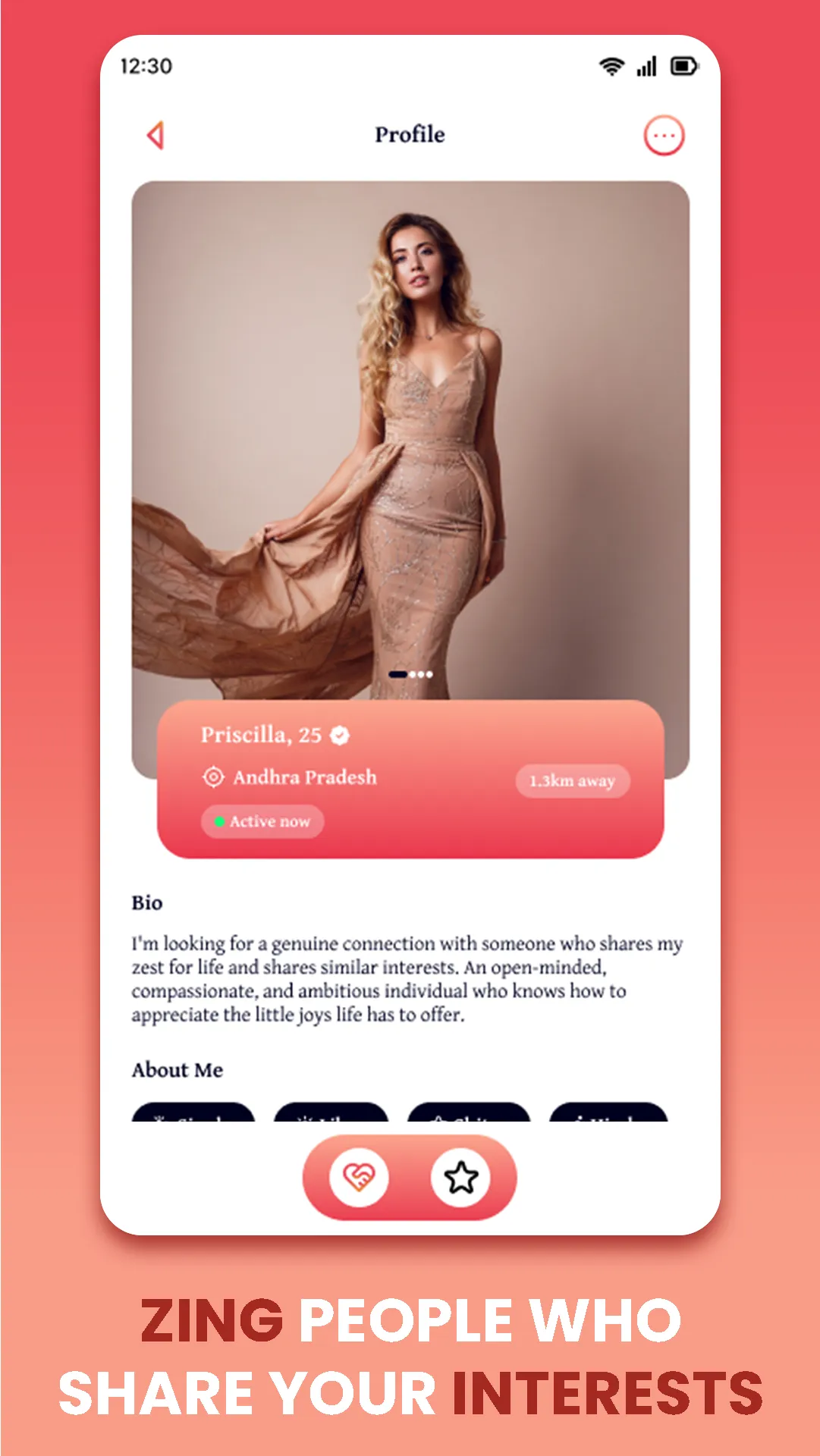 Zing: Dating App & Chat | Indus Appstore | Screenshot