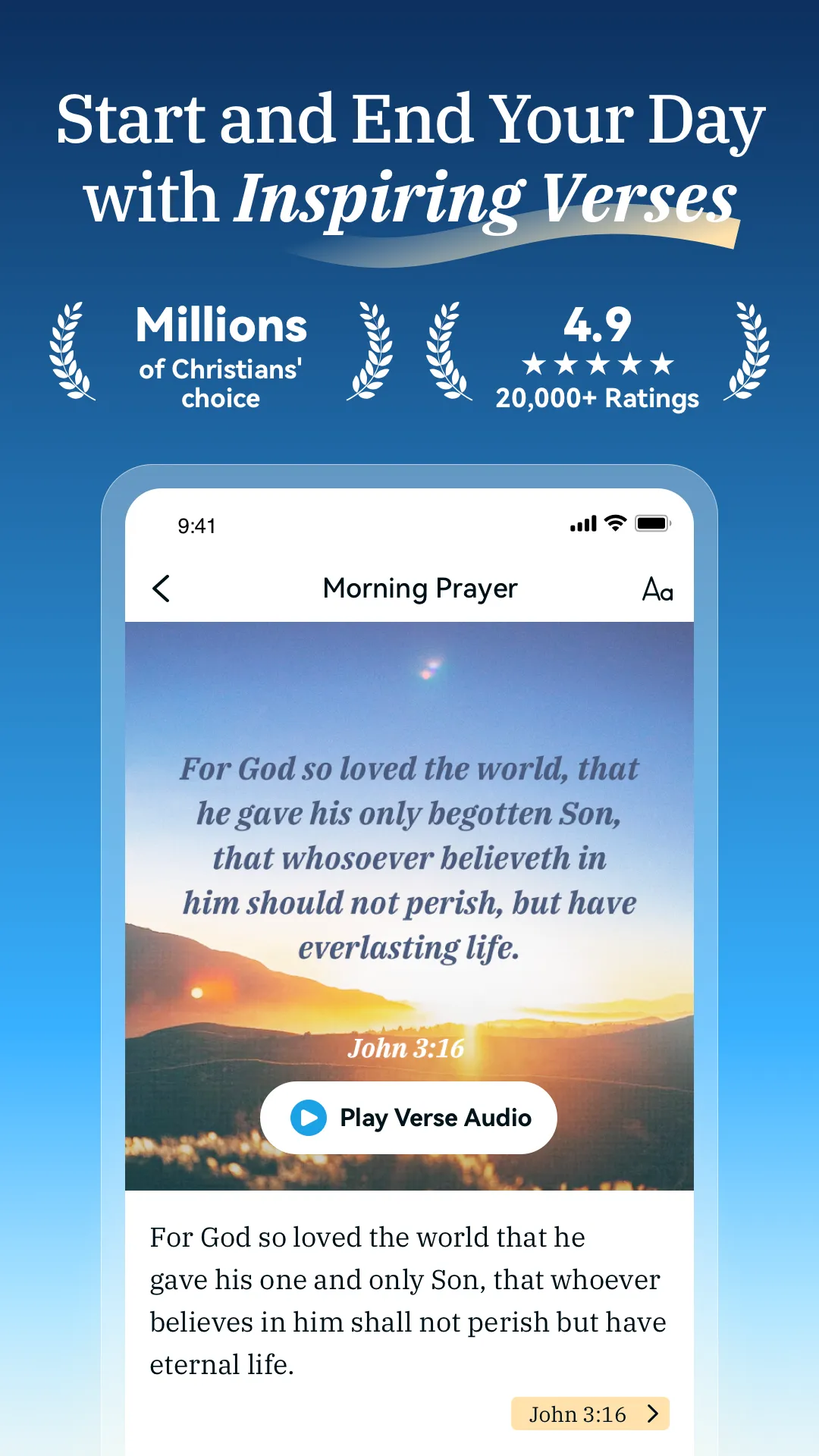 Blessed - Daily Verse & Prayer | Indus Appstore | Screenshot