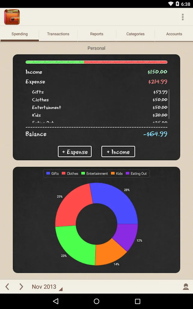 Spending Tracker | Indus Appstore | Screenshot