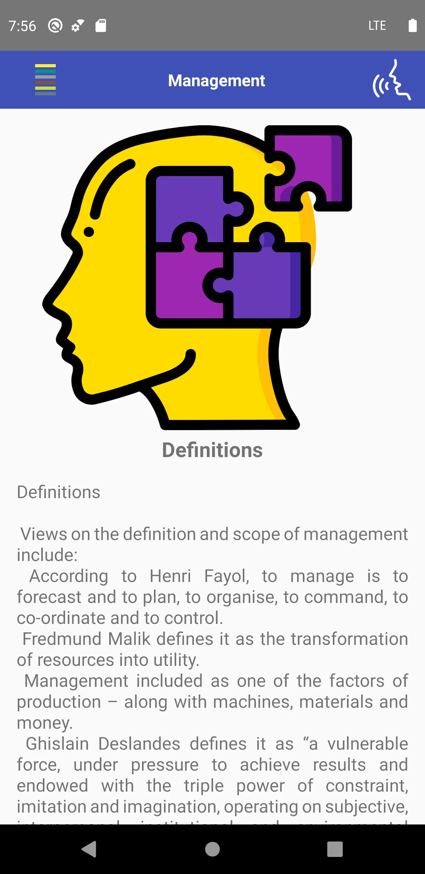 Management Fundamentals | Indus Appstore | Screenshot