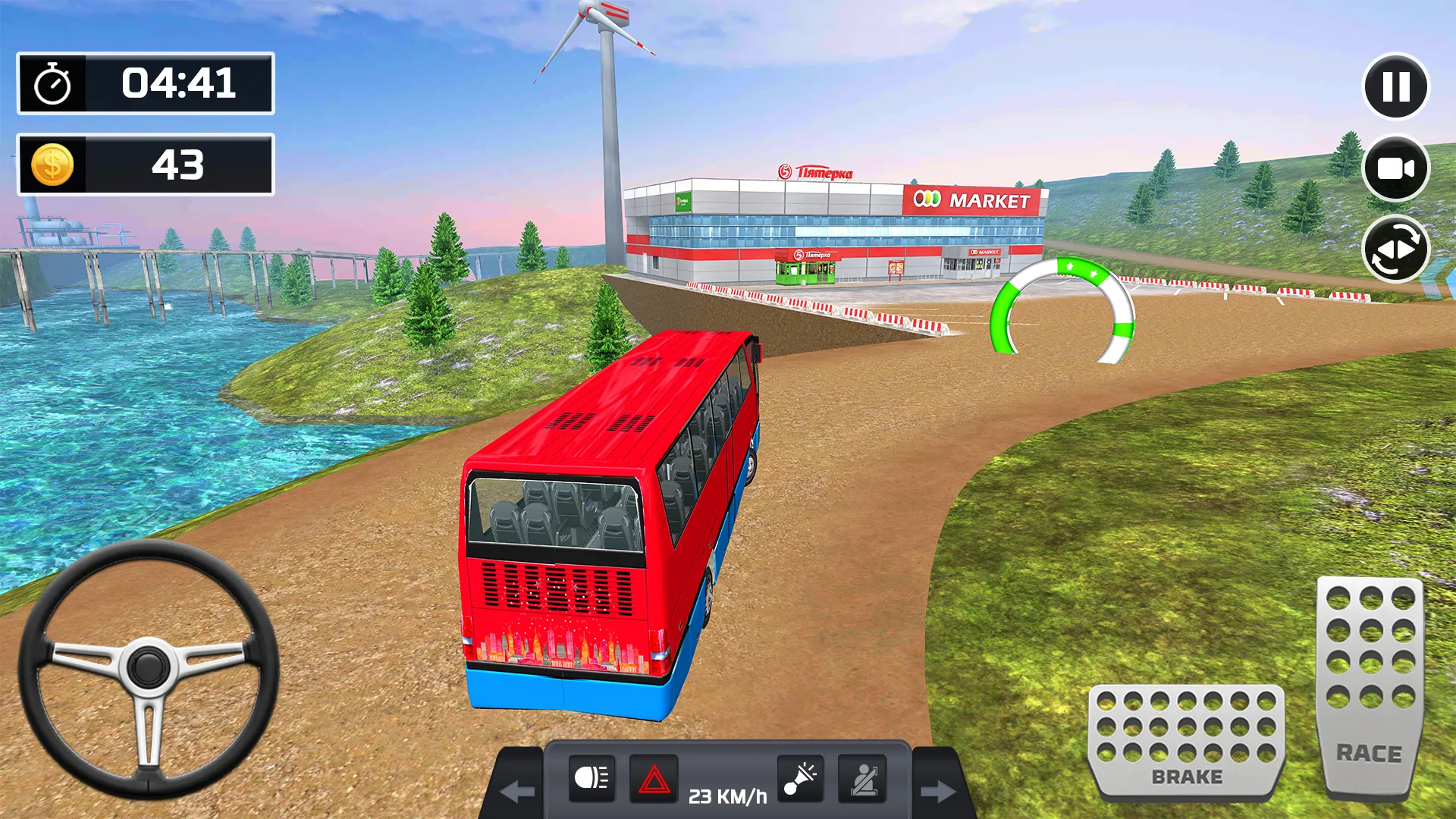 Offroad Bus Simulator Bus Game | Indus Appstore | Screenshot
