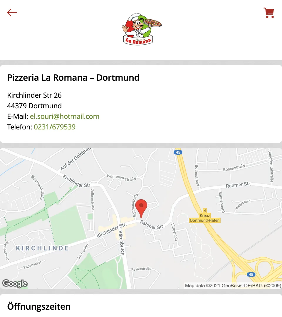 Pizzeria La Romana Dortmund | Indus Appstore | Screenshot