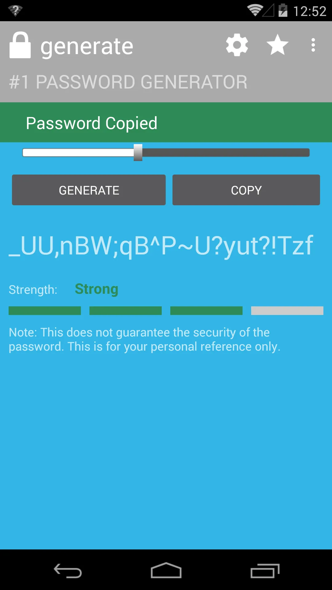 Password Generator | Indus Appstore | Screenshot