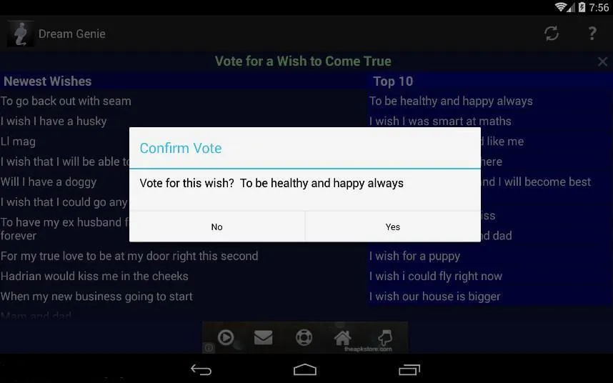 Make A Wish Come True Genie | Indus Appstore | Screenshot