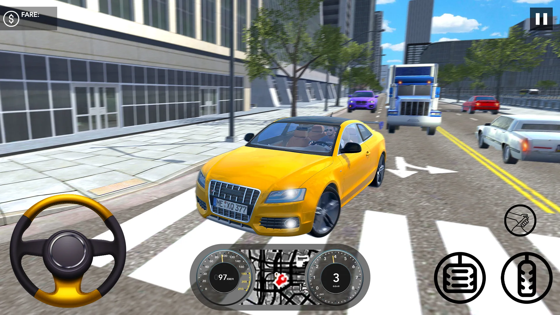 Taxi Mania Car Simulator Games | Indus Appstore | Screenshot