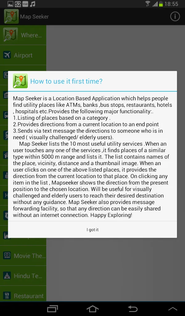 Map Seeker - Seeks locations | Indus Appstore | Screenshot