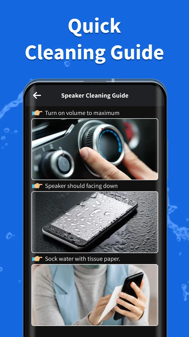 Speaker Cleaner Water Ejector | Indus Appstore | Screenshot
