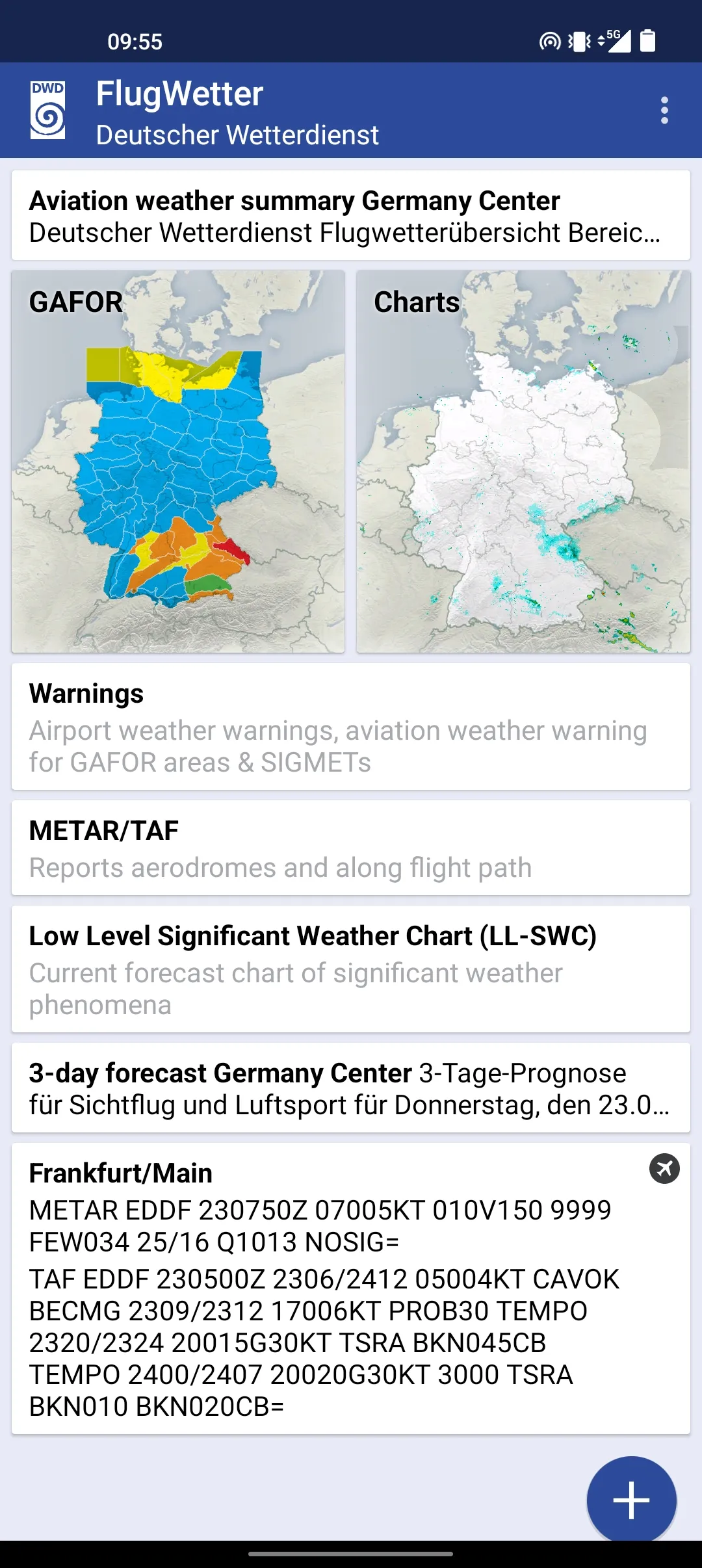 DWD FlugWetter | Indus Appstore | Screenshot