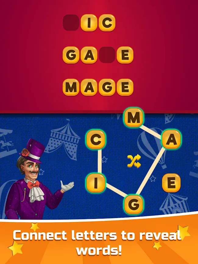 Circus Words: Magic Puzzle | Indus Appstore | Screenshot