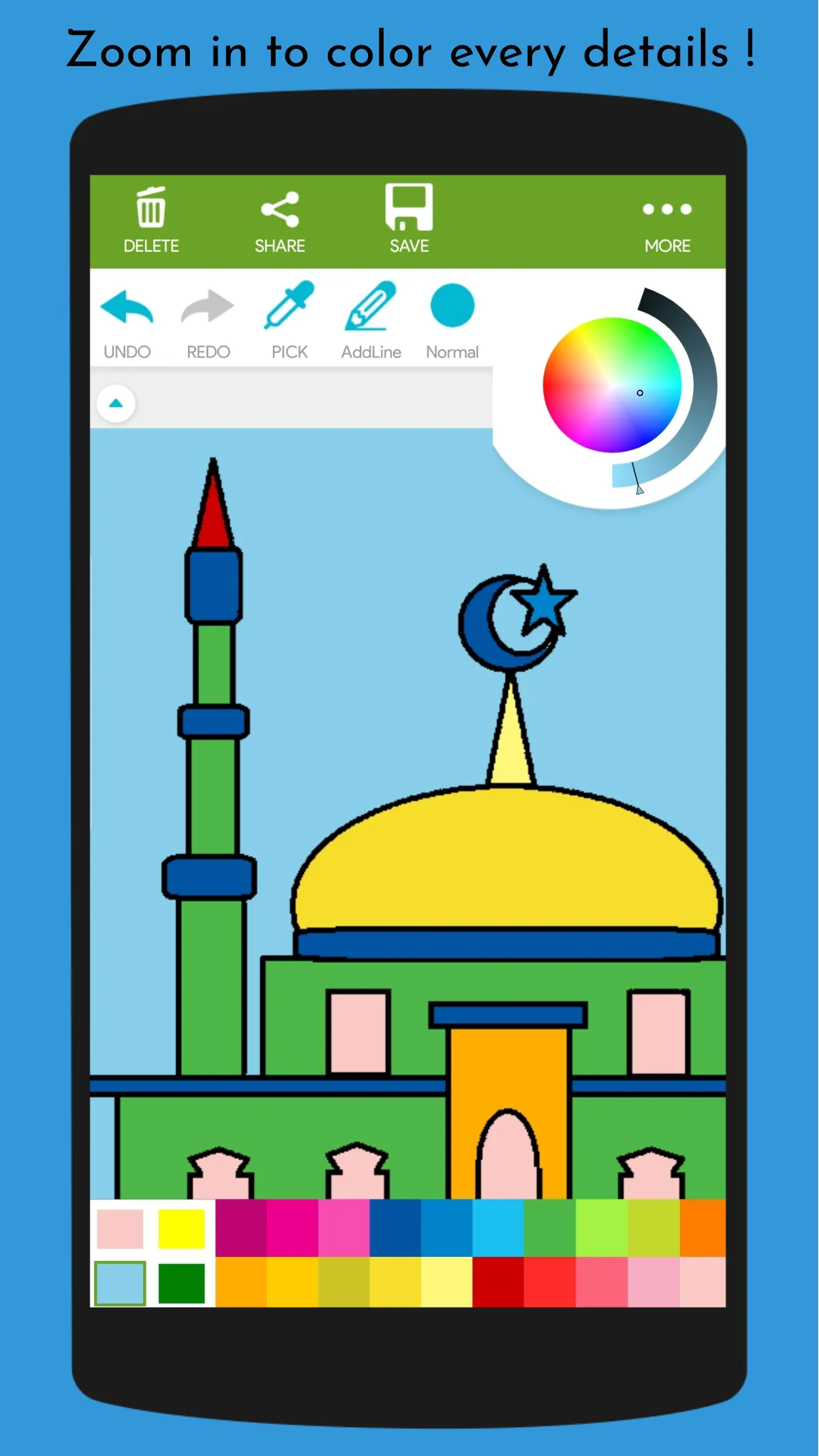 Islamic Mosque Coloring Book | Indus Appstore | Screenshot