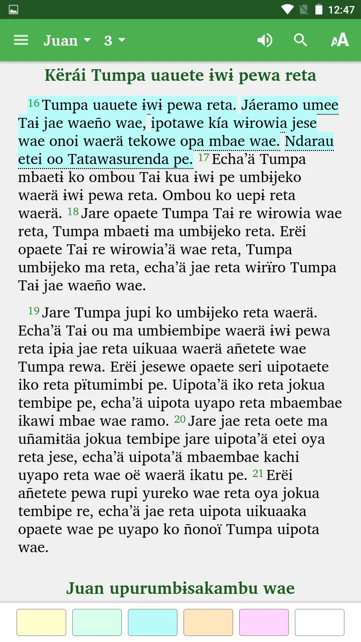 Western Guaraní Bible | Indus Appstore | Screenshot