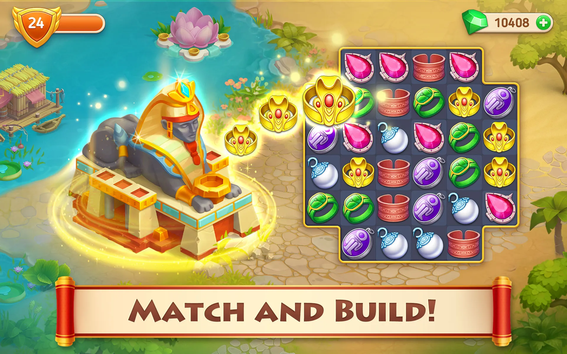 Cradle of Empires: 3 in a Row | Indus Appstore | Screenshot