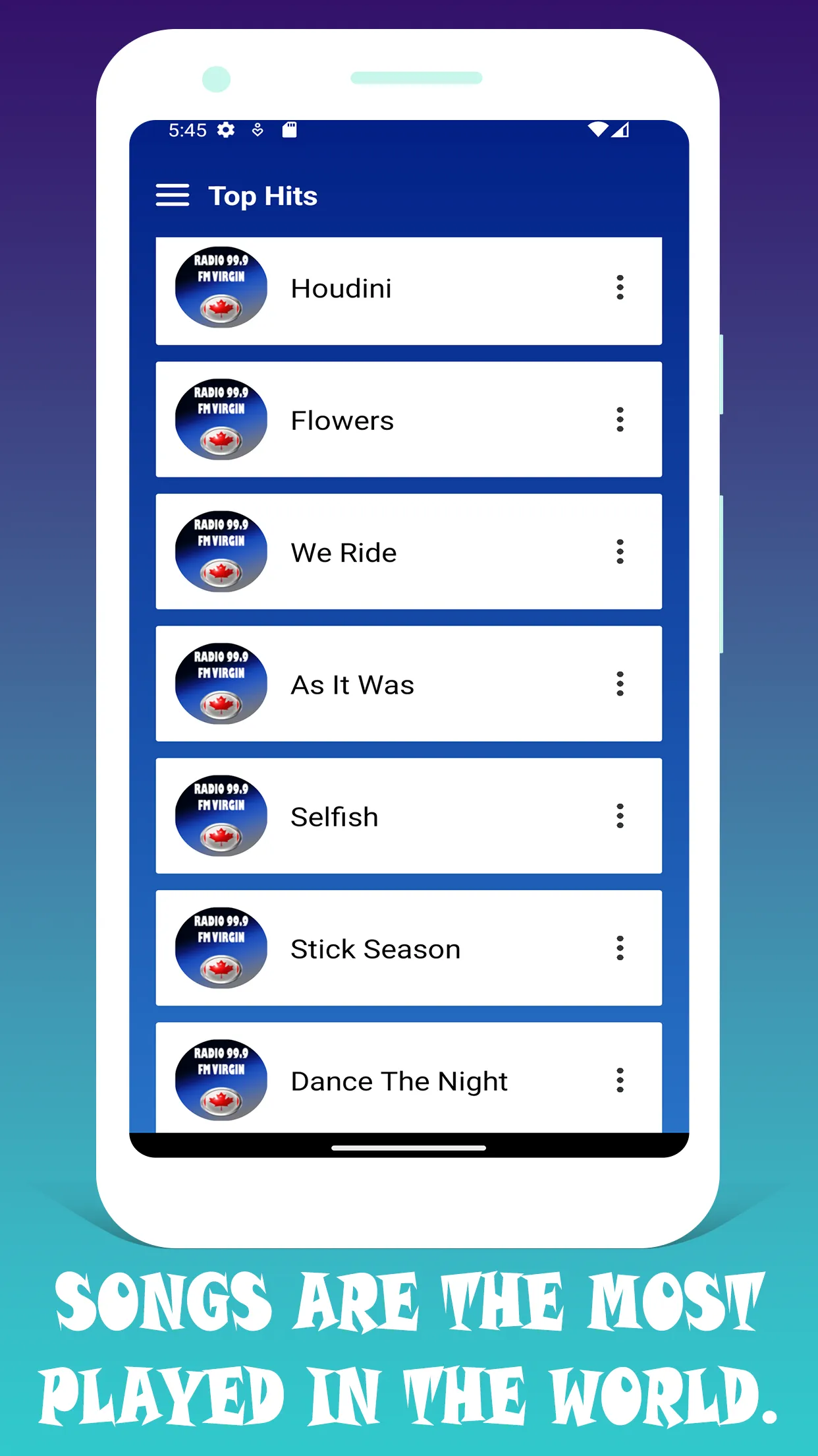 99.9 Virgin Radio Toronto App | Indus Appstore | Screenshot