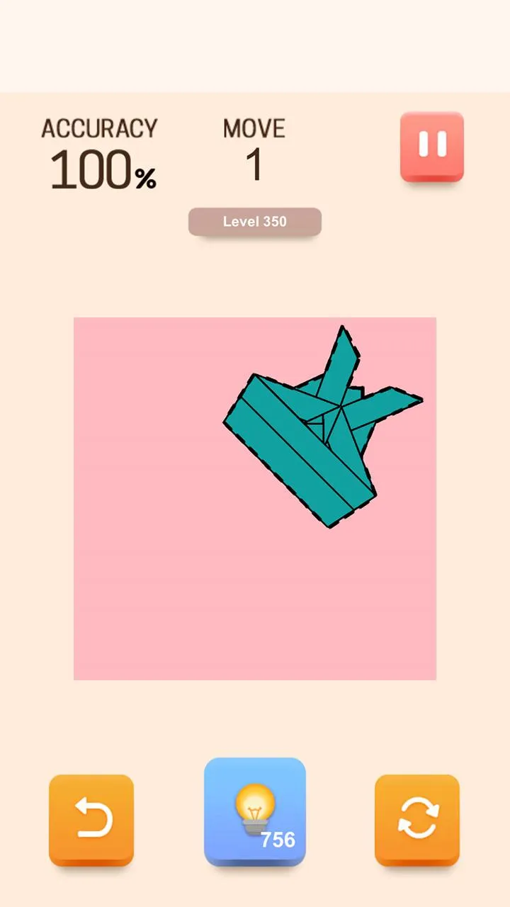 Paper Folding Puzzle | Indus Appstore | Screenshot