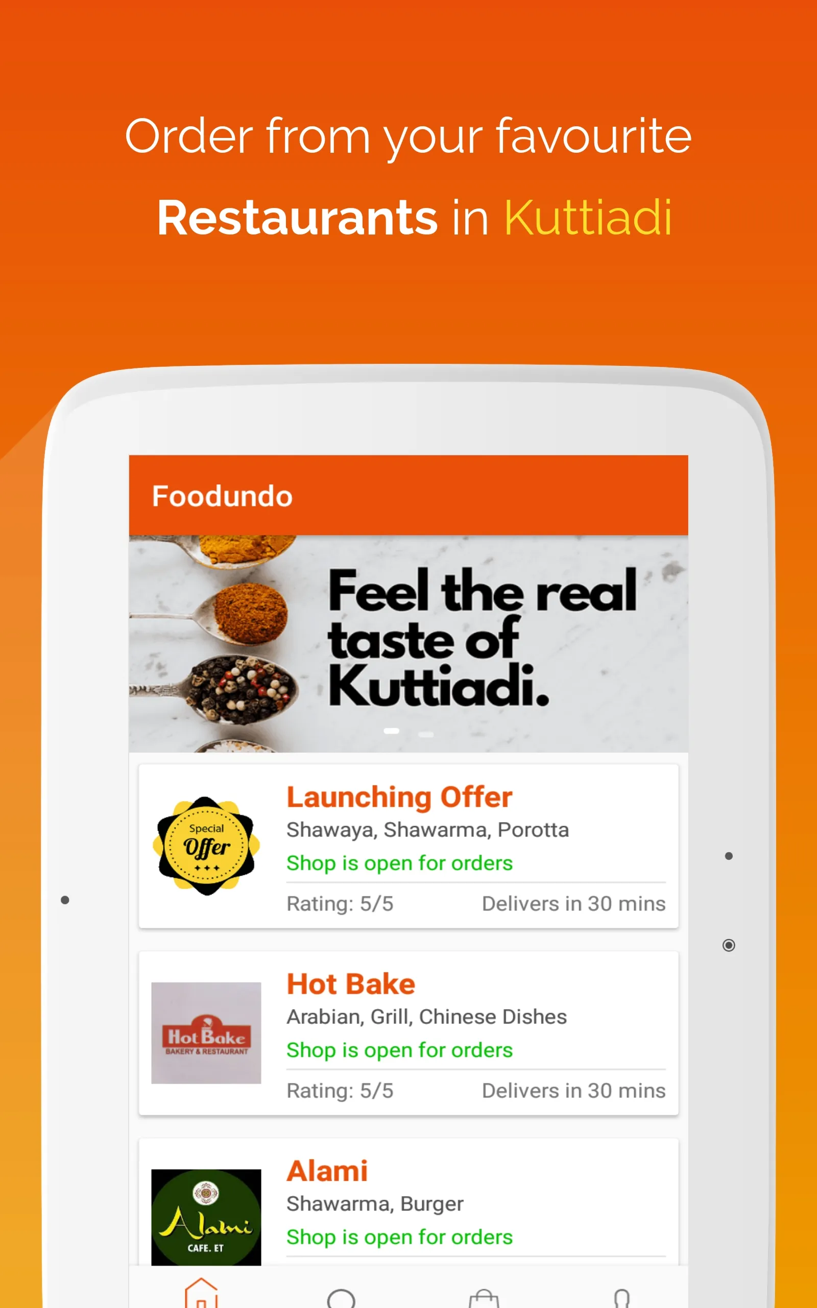 Foodundo | Indus Appstore | Screenshot