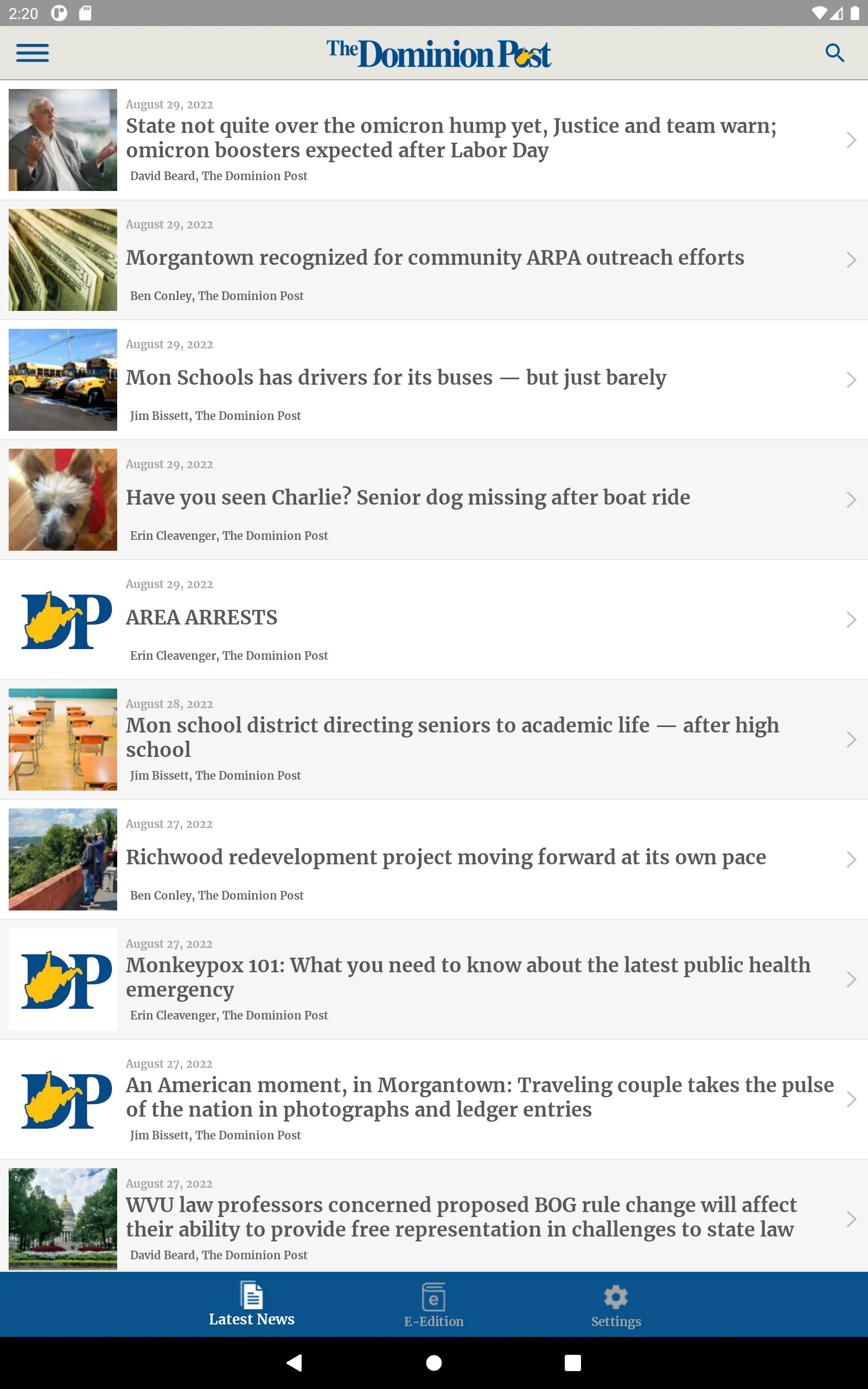 Dominion Post | Indus Appstore | Screenshot