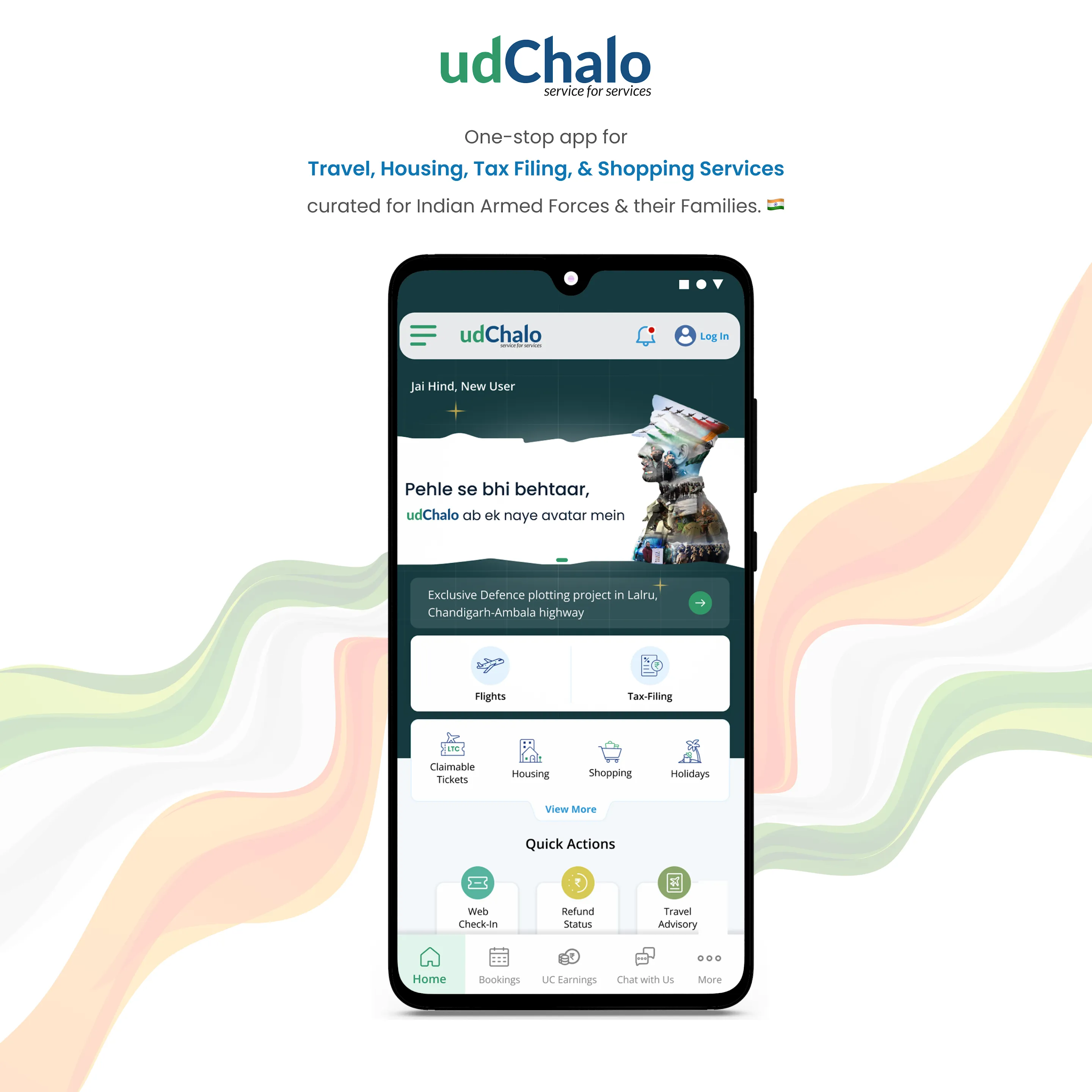 udChalo-Super app for Soldiers | Indus Appstore | Screenshot